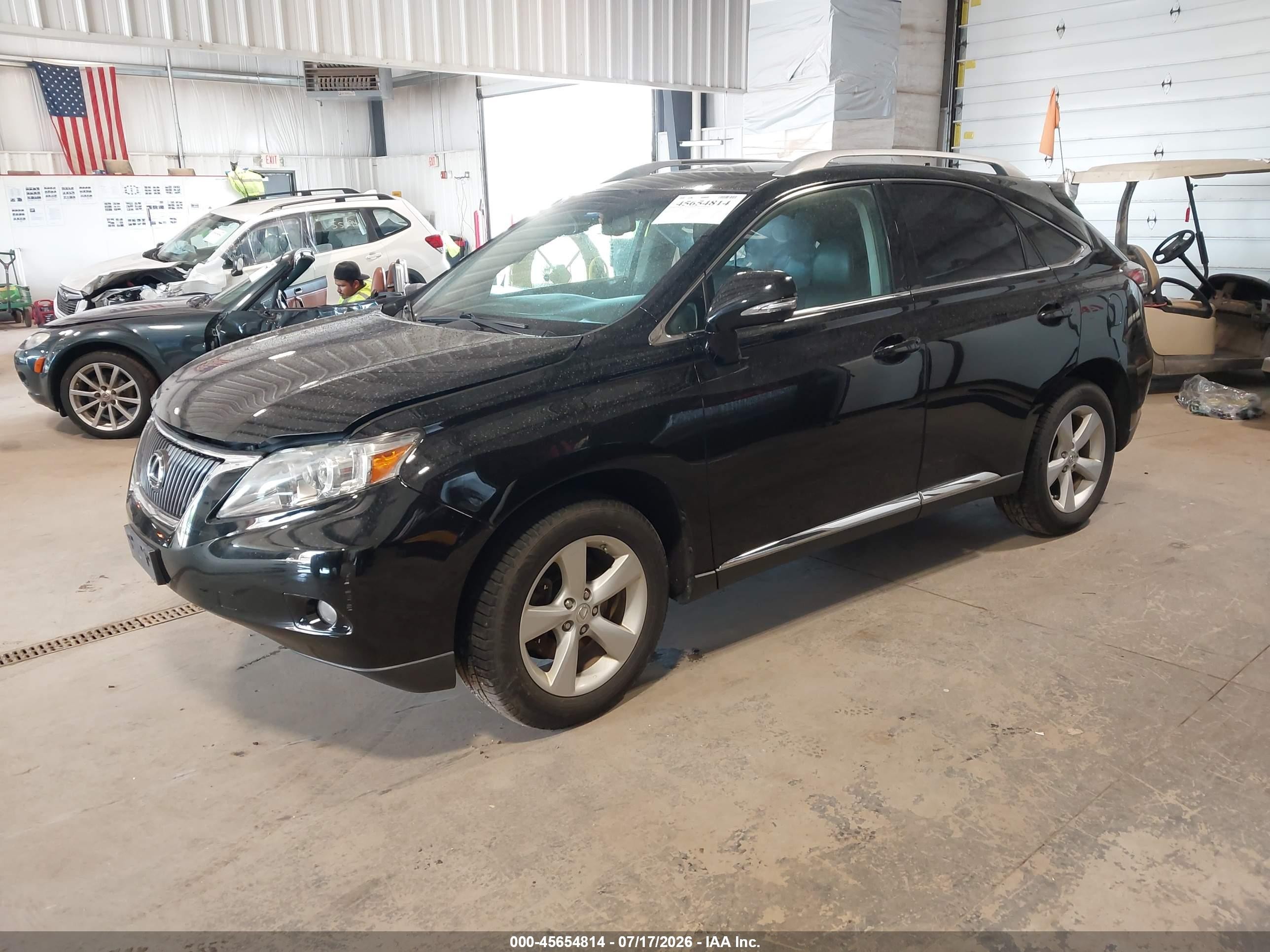 2012 Lexus Rx 350   Black vin: 2T2BK1BAXCC138889
