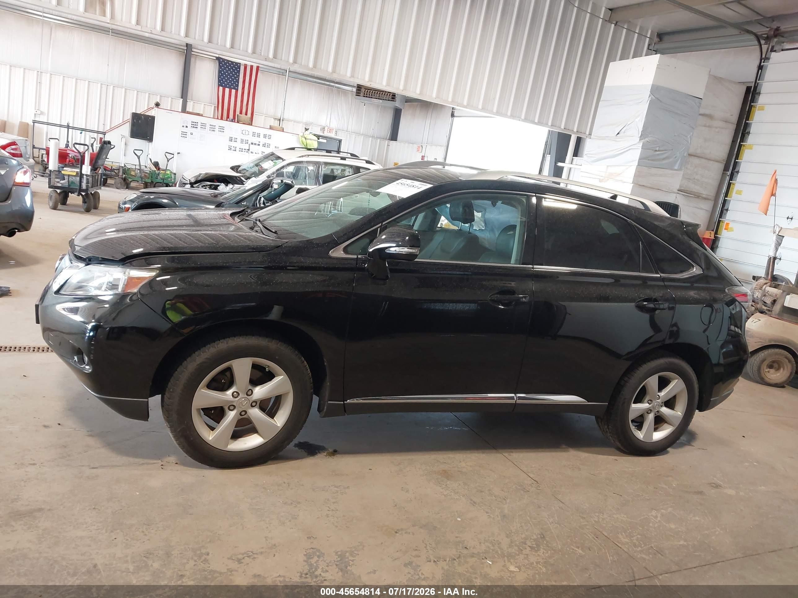 2012 Lexus Rx 350   Black vin: 2T2BK1BAXCC138889