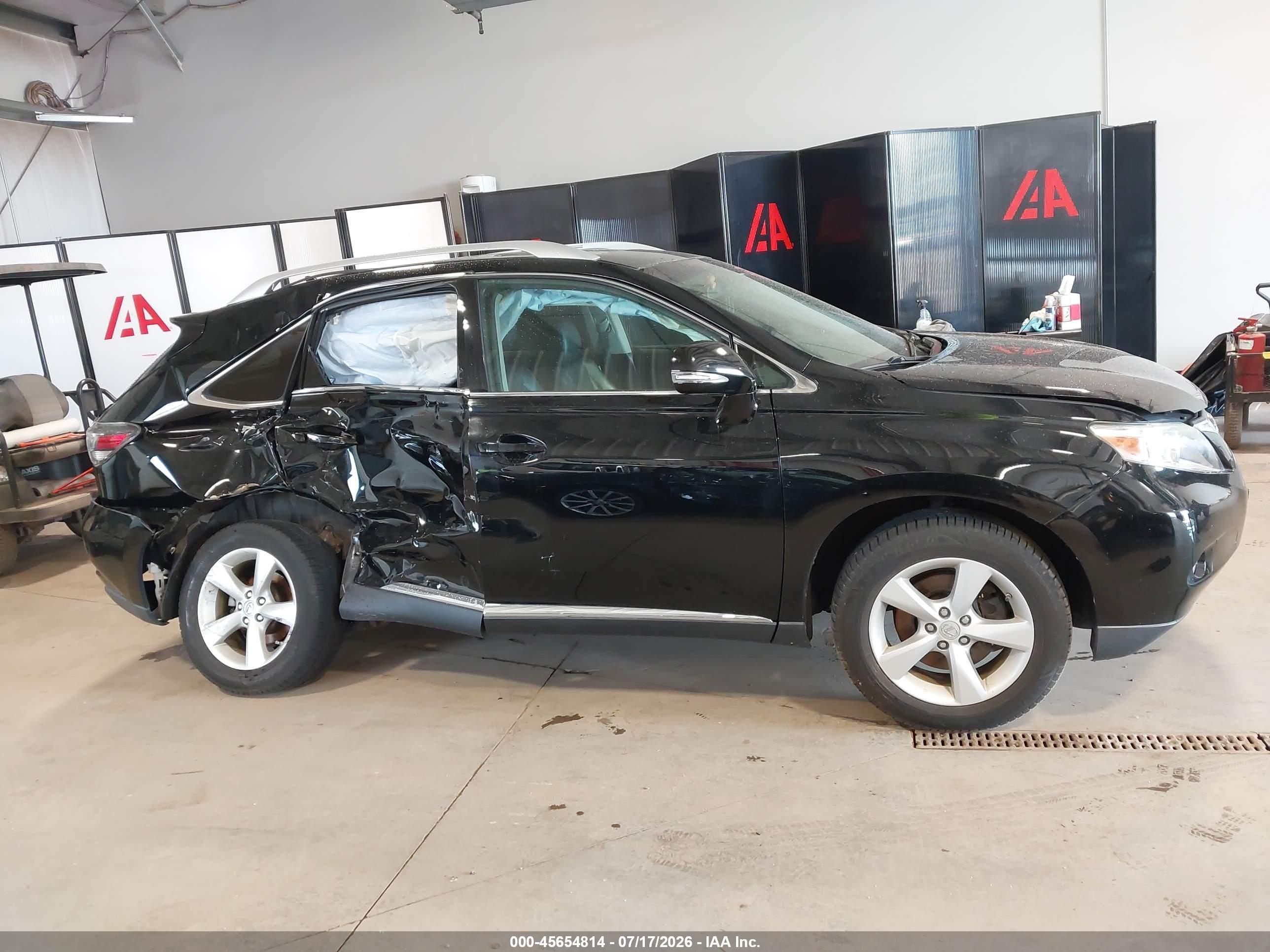 2012 Lexus Rx 350   Black vin: 2T2BK1BAXCC138889