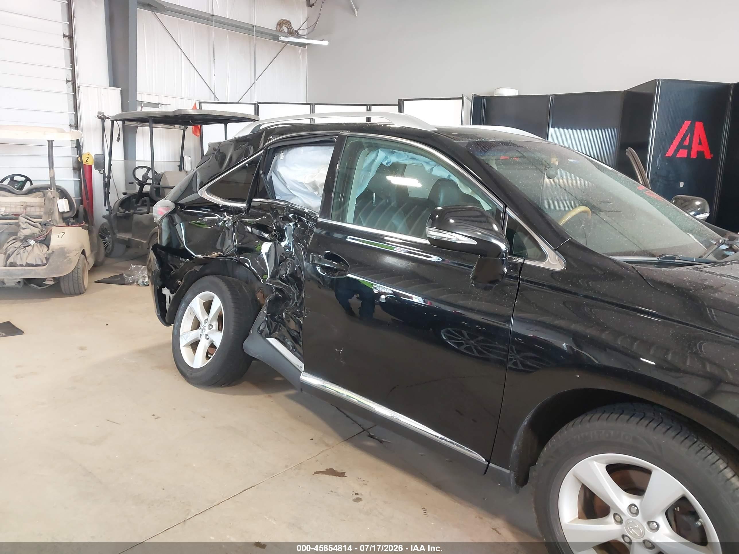 2012 Lexus Rx 350   Black vin: 2T2BK1BAXCC138889