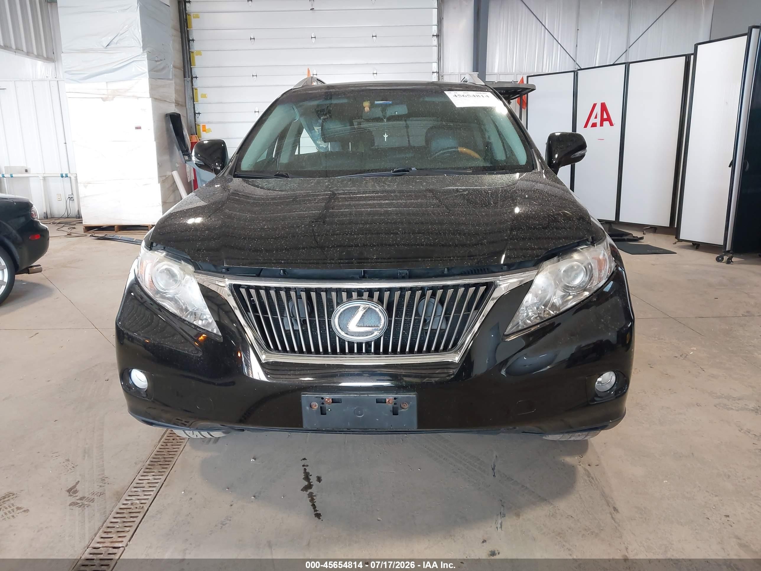 2012 Lexus Rx 350   Black vin: 2T2BK1BAXCC138889
