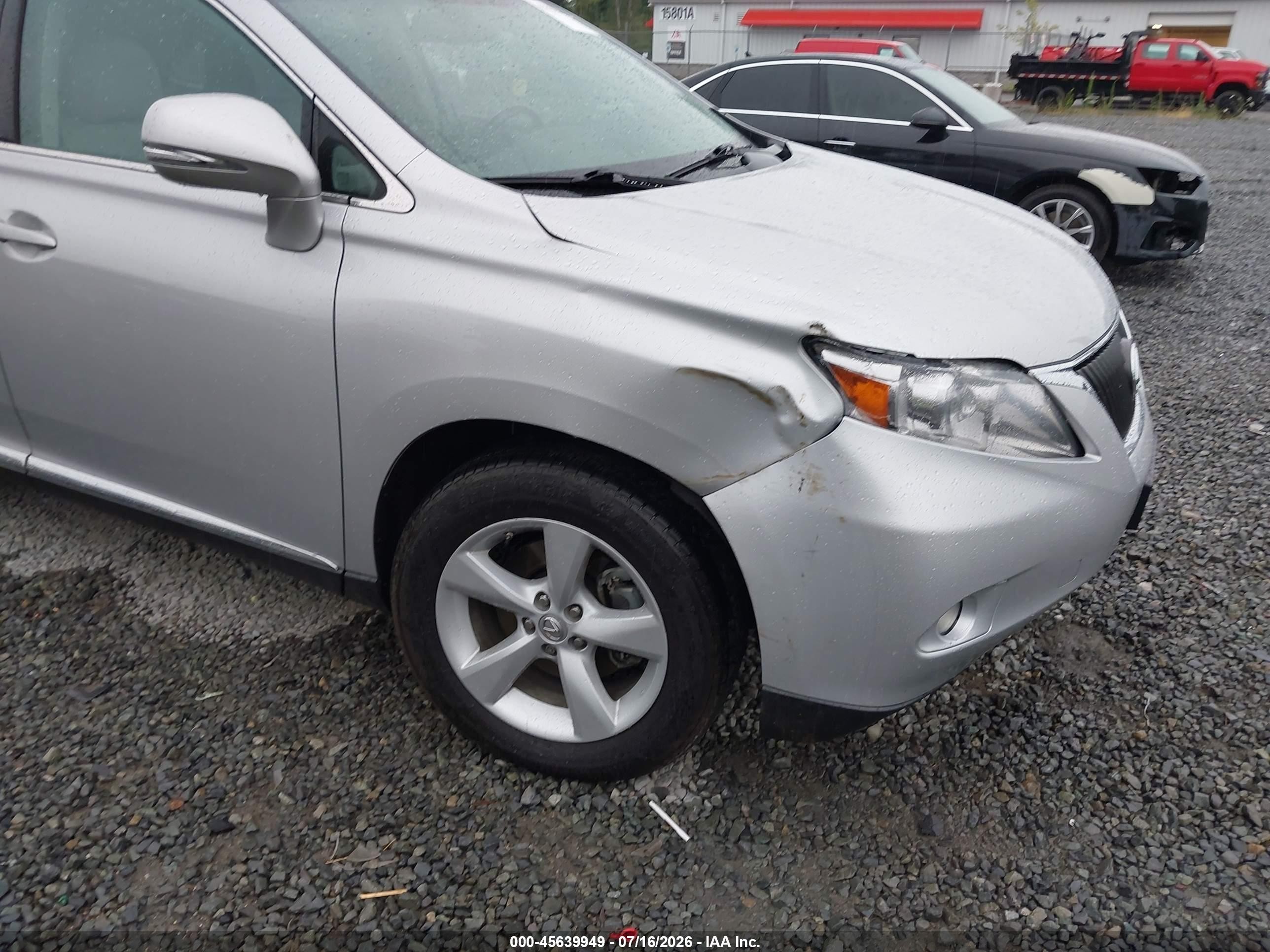 2012 Lexus Rx 350   Silver vin: 2T2BK1BAXCC143252