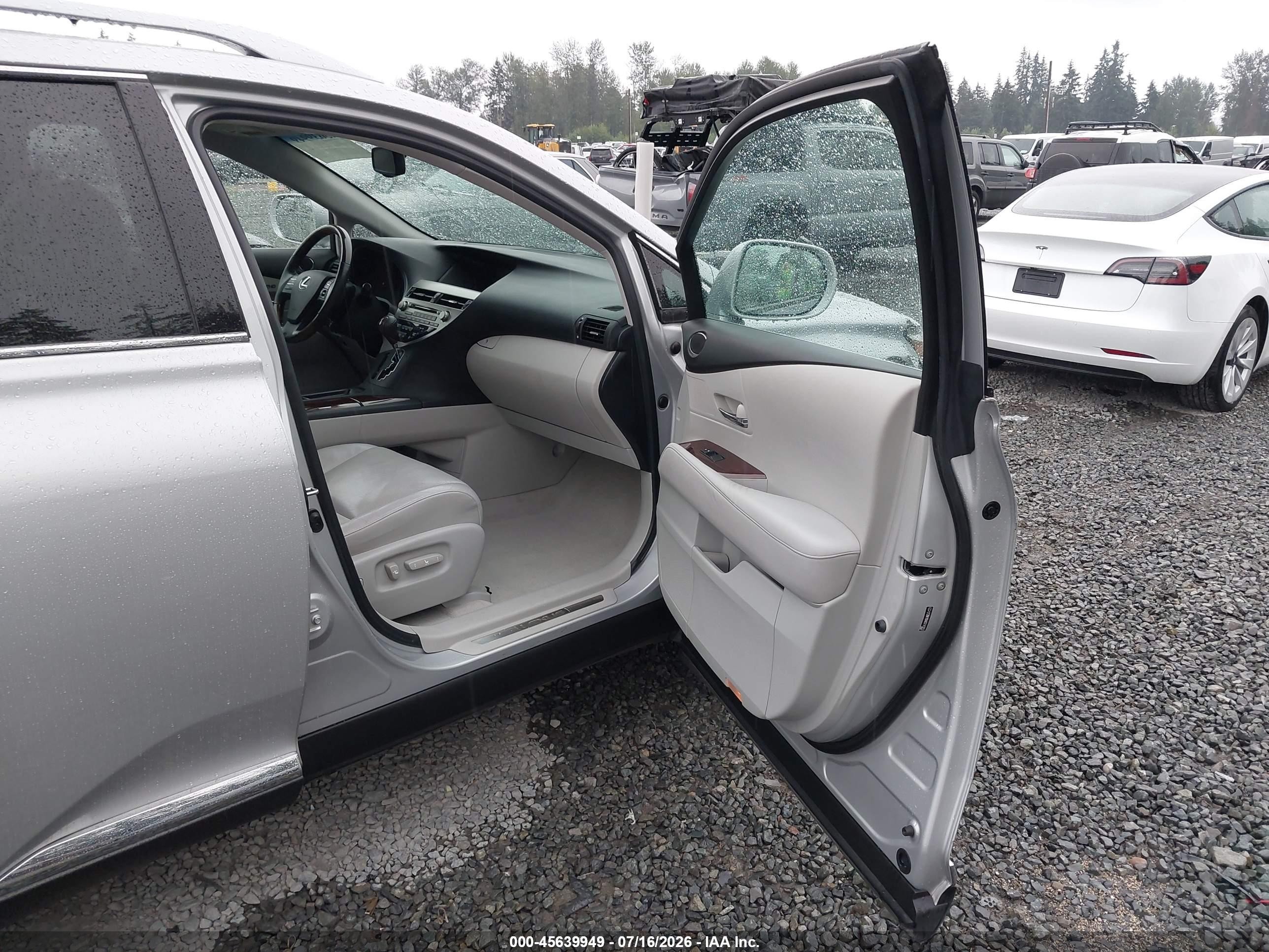 2012 Lexus Rx 350   Silver vin: 2T2BK1BAXCC143252