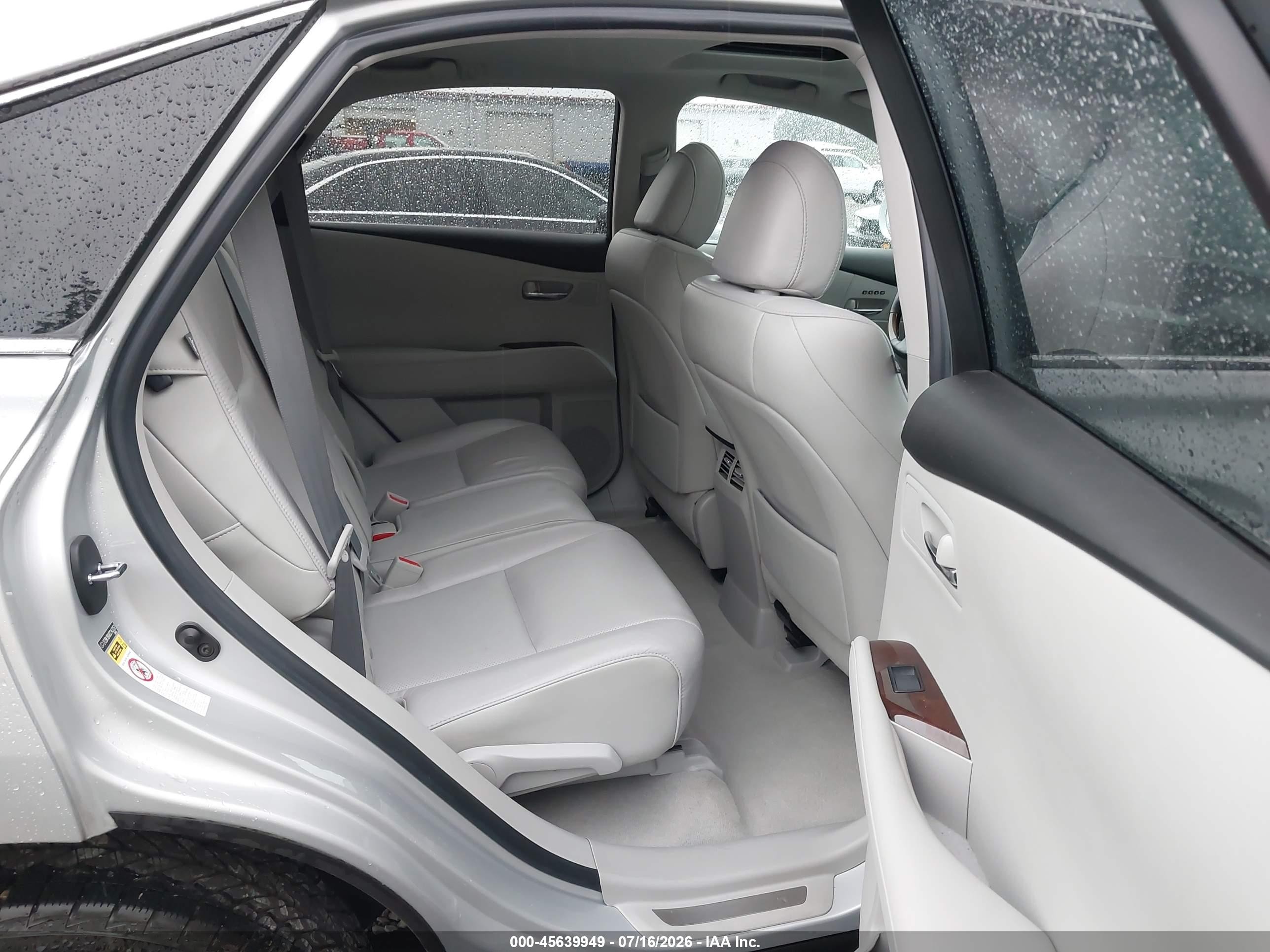 2012 Lexus Rx 350   Silver vin: 2T2BK1BAXCC143252