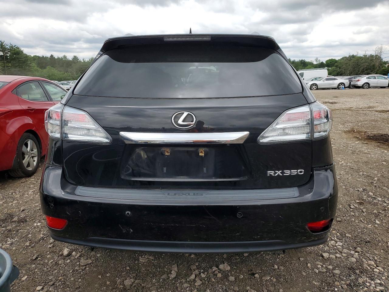 2012 Lexus Rx 350 Black vin: 2T2BK1BAXCC145812
