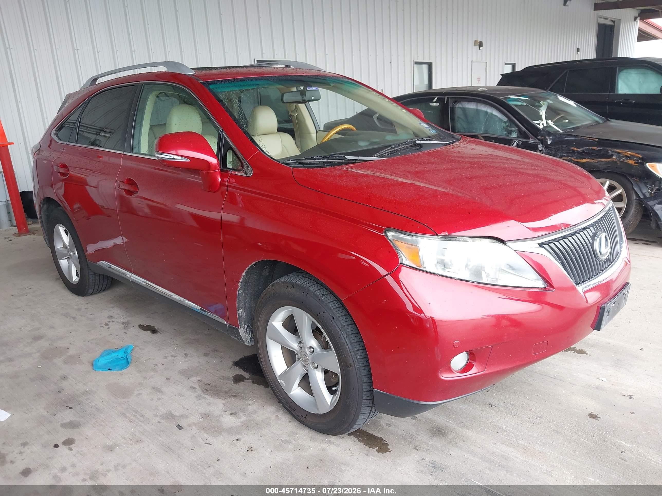 2012 Lexus Rx 350   Burgundy vin: 2T2BK1BAXCC146345