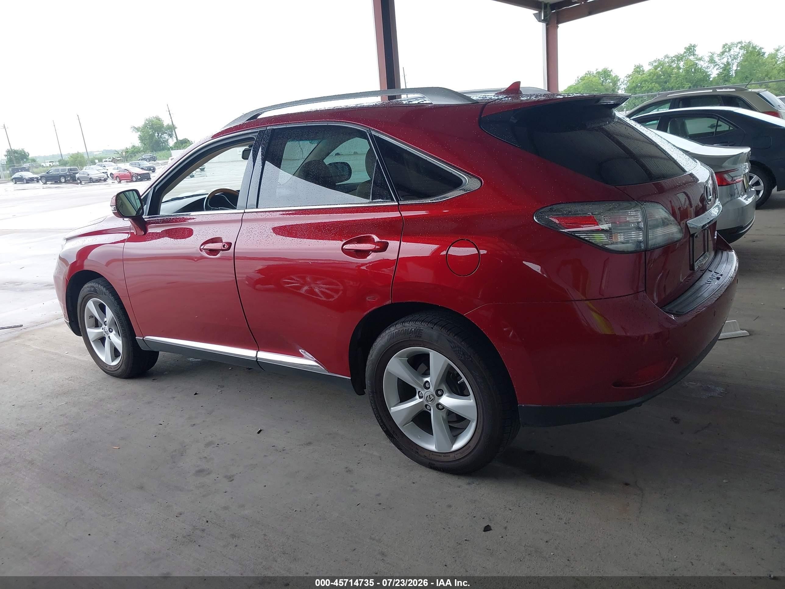 2012 Lexus Rx 350   Burgundy vin: 2T2BK1BAXCC146345