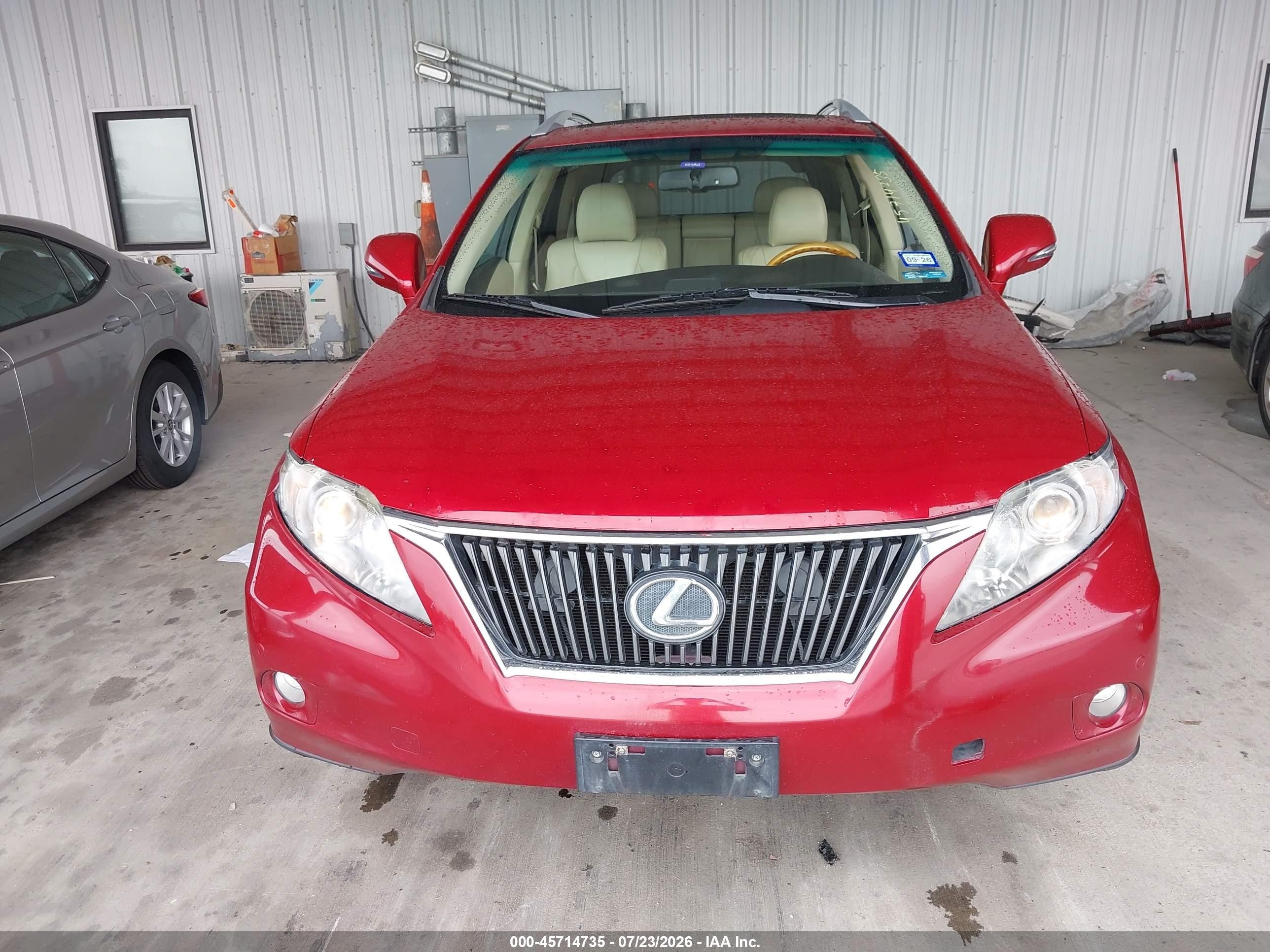 2012 Lexus Rx 350   Burgundy vin: 2T2BK1BAXCC146345