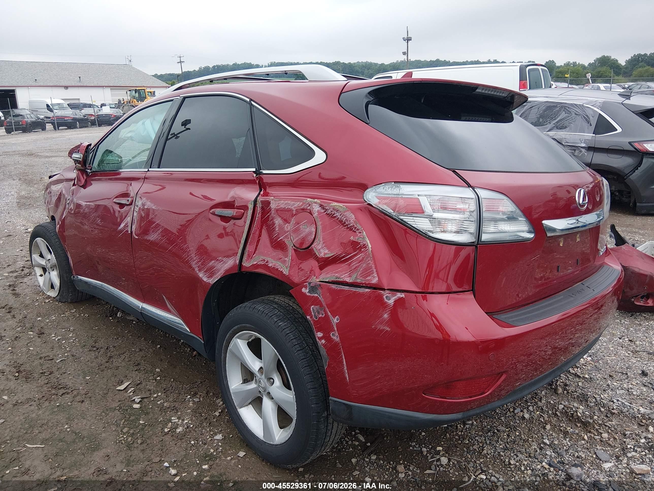 2012 Lexus Rx 350   Red vin: 2T2BK1BAXCC151643