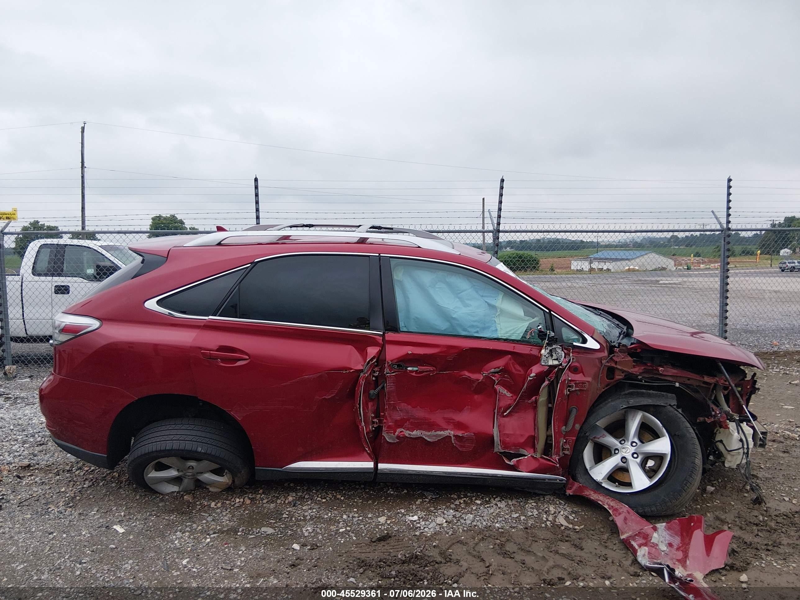 2012 Lexus Rx 350   Red vin: 2T2BK1BAXCC151643