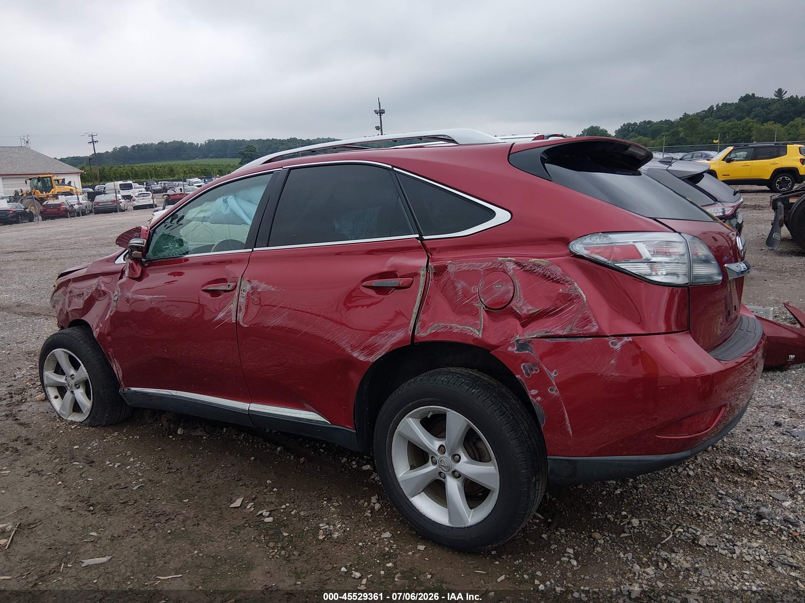 2012 Lexus Rx 350   Red vin: 2T2BK1BAXCC151643