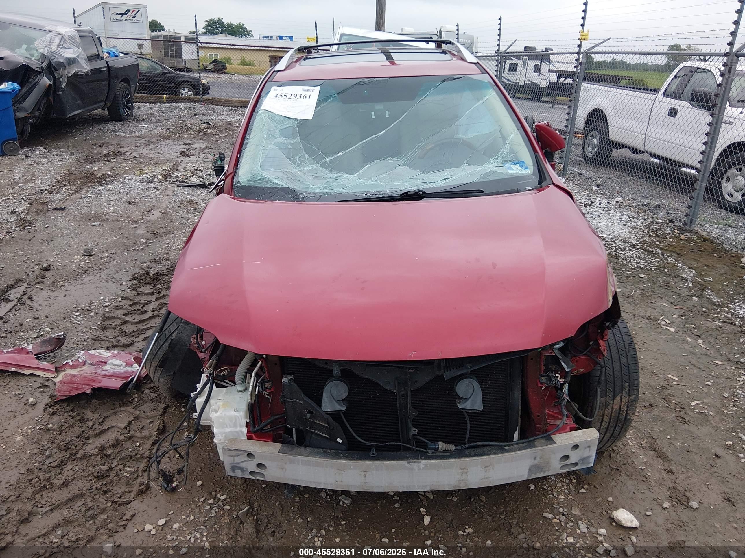 2012 Lexus Rx 350   Red vin: 2T2BK1BAXCC151643