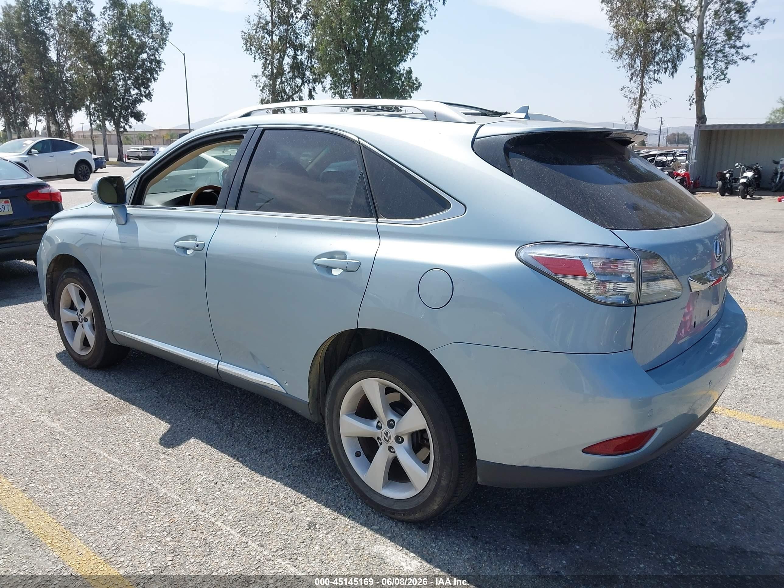 2012 Lexus Rx 350 Blue vin: 2T2BK1BAXCC151738