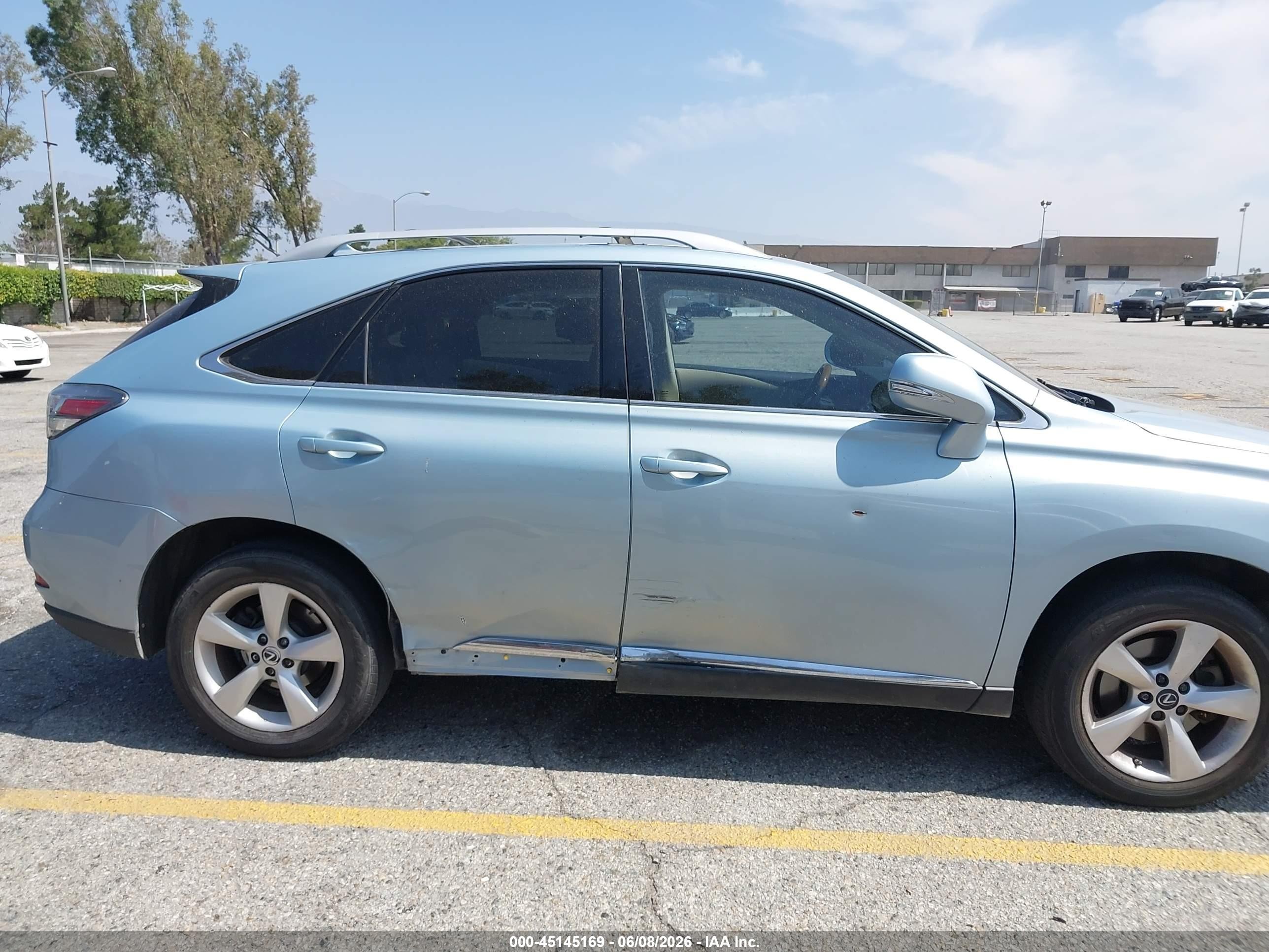 2012 Lexus Rx 350 Blue vin: 2T2BK1BAXCC151738
