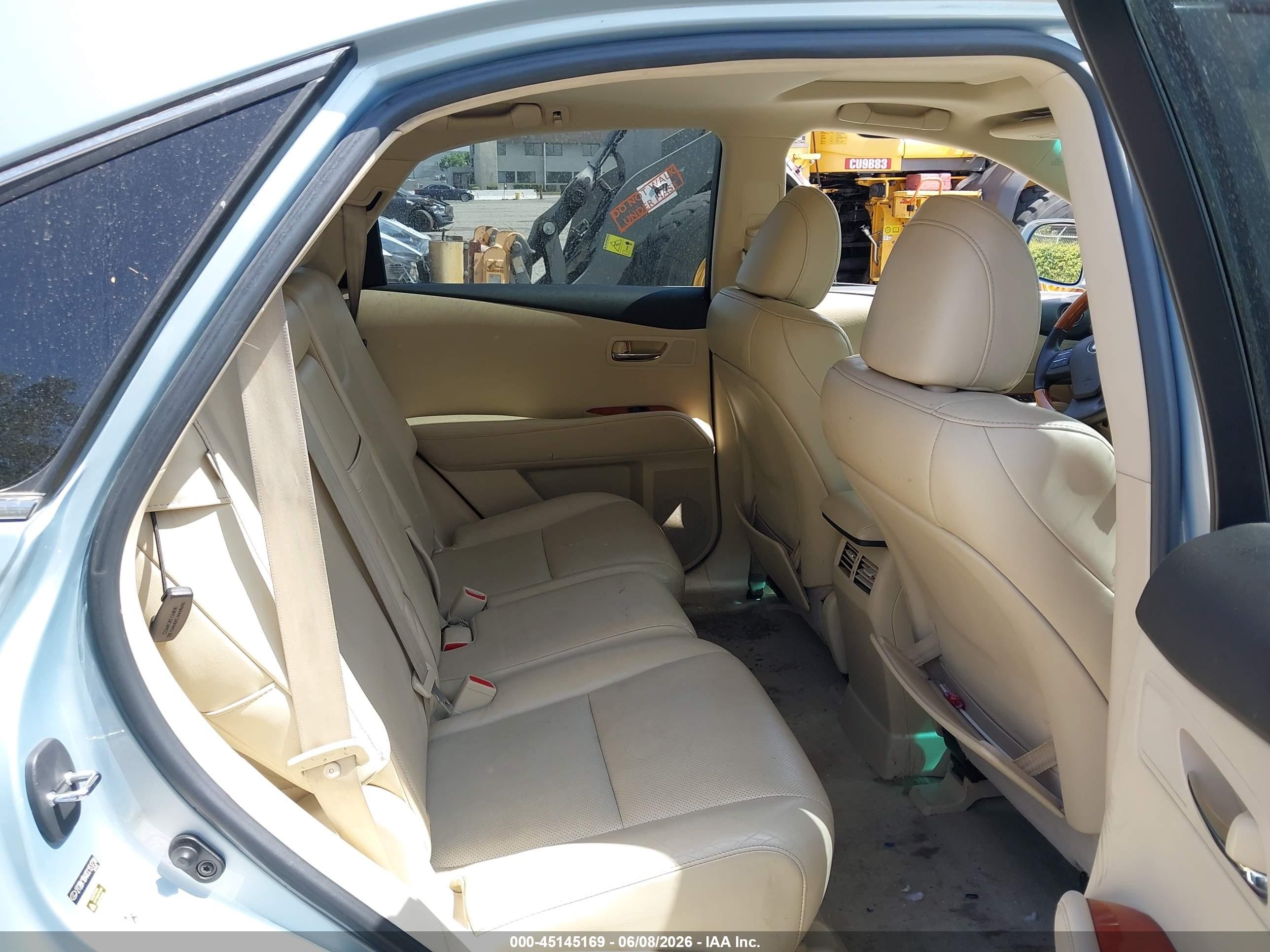 2012 Lexus Rx 350 Blue vin: 2T2BK1BAXCC151738