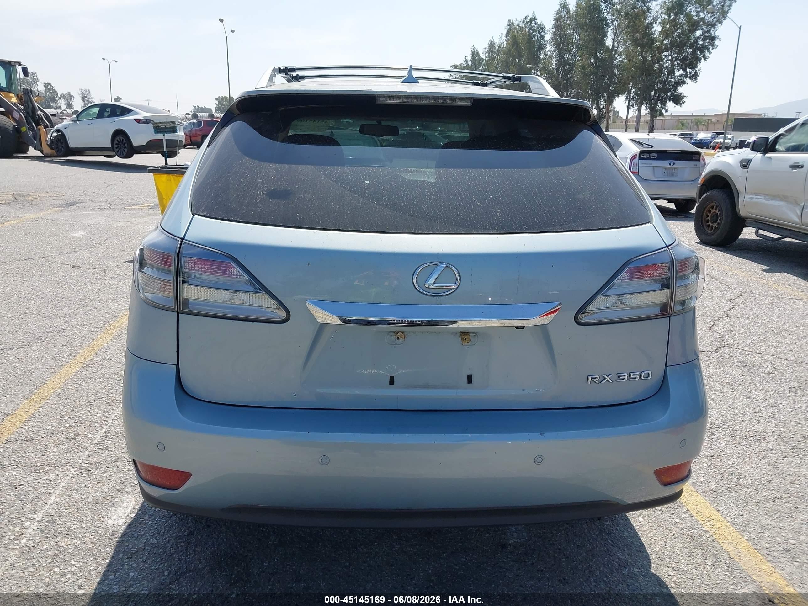 2012 Lexus Rx 350 Blue vin: 2T2BK1BAXCC151738