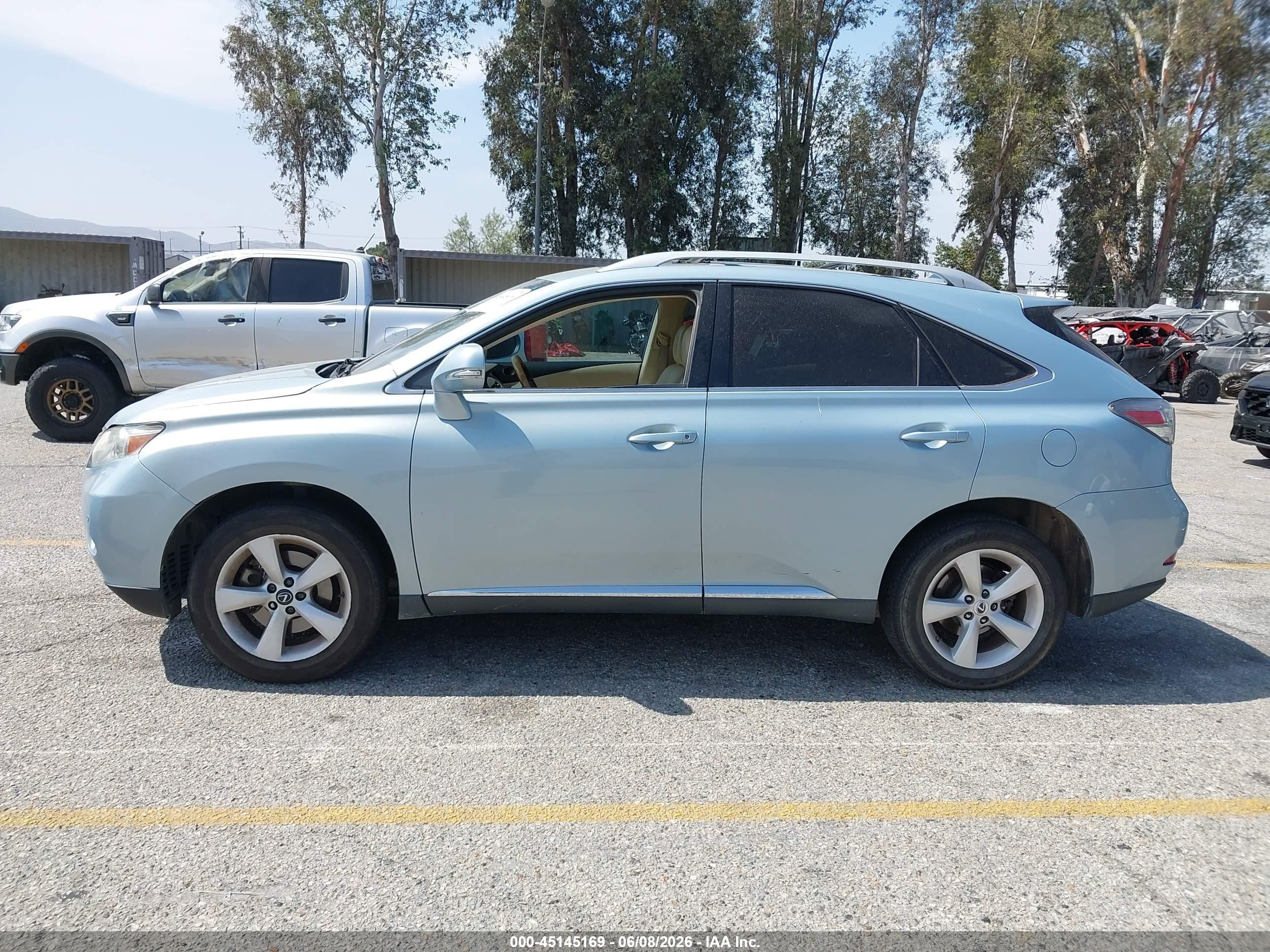 2012 Lexus Rx 350 Blue vin: 2T2BK1BAXCC151738