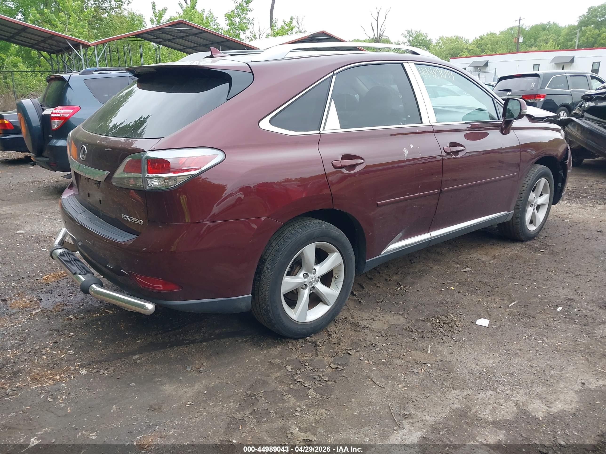 2013 Lexus Rx 350   Maroon vin: 2T2BK1BAXDC154950