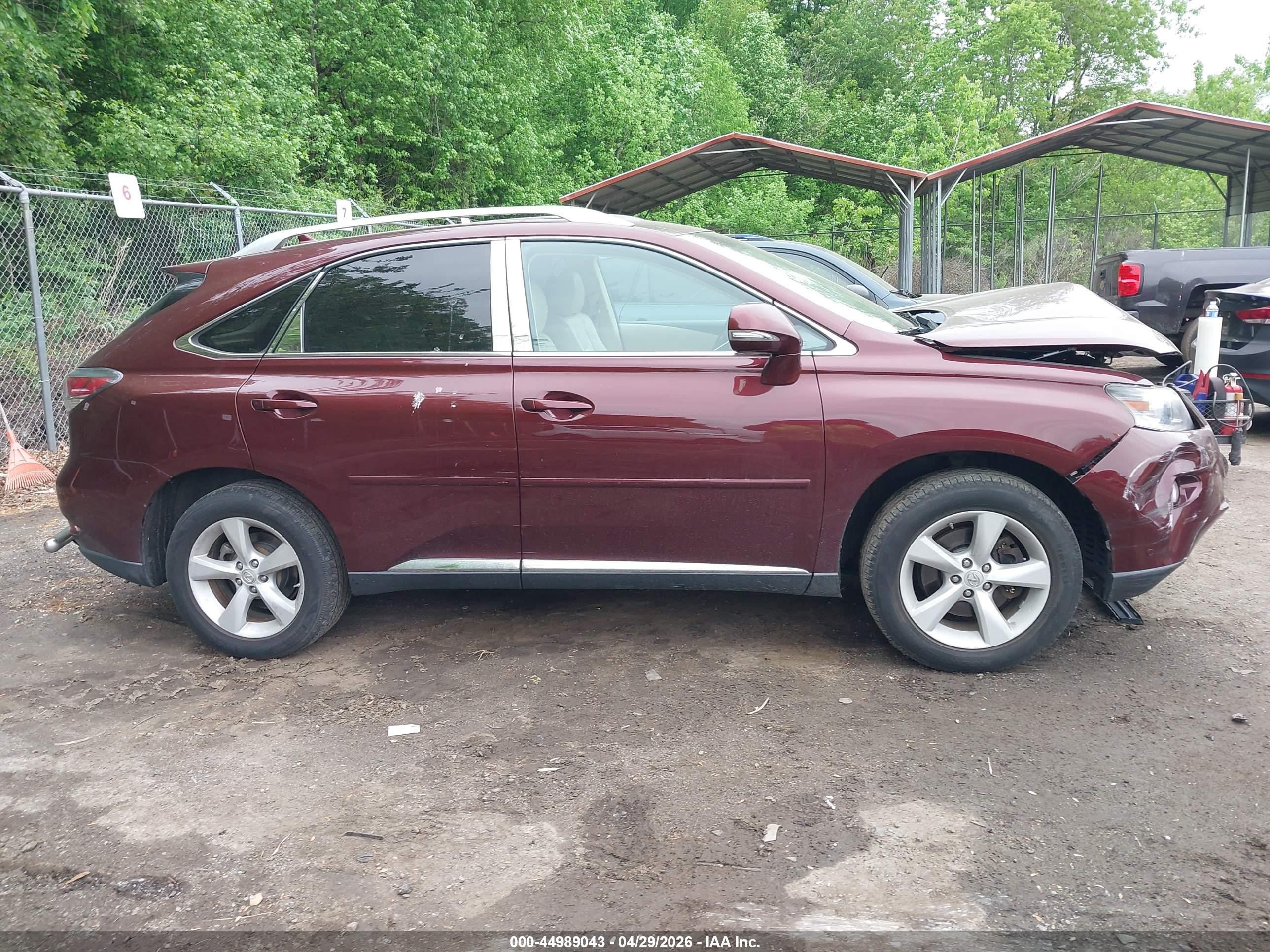 2013 Lexus Rx 350   Maroon vin: 2T2BK1BAXDC154950
