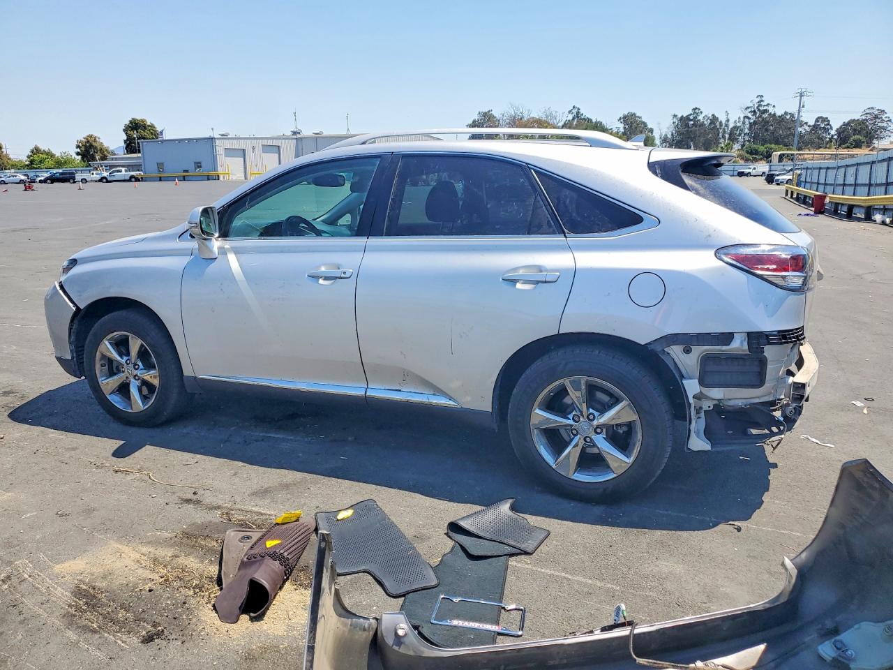 2013 Lexus Rx 350 Base Silver vin: 2T2BK1BAXDC155029