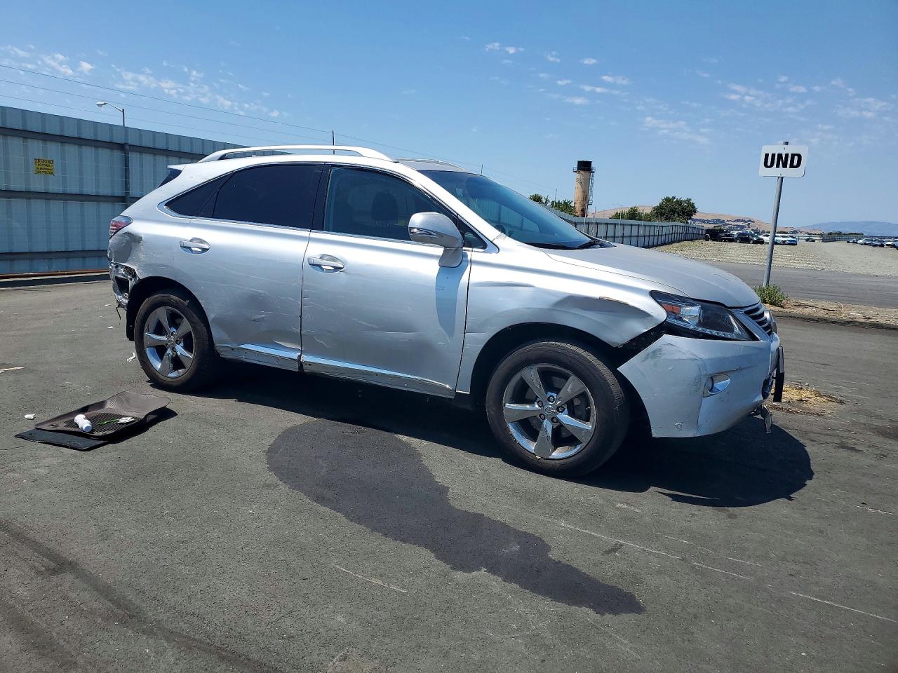 2013 Lexus Rx 350 Base Silver vin: 2T2BK1BAXDC155029