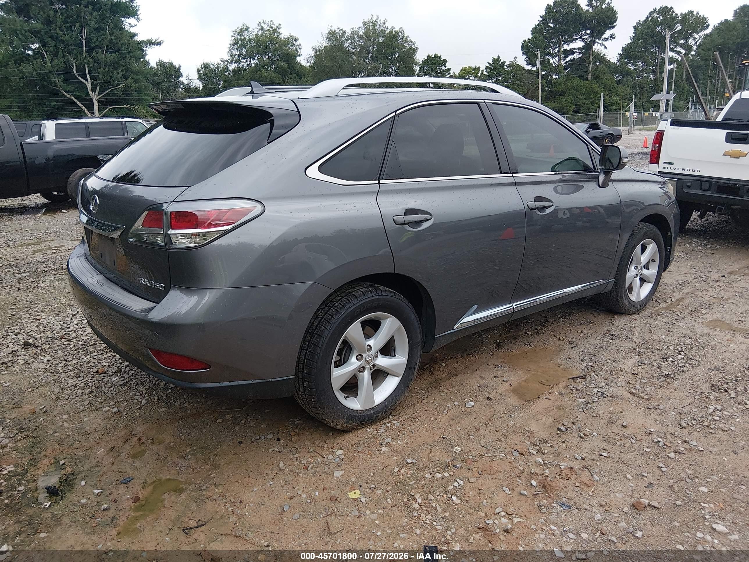 2013 Lexus Rx 350   Gray vin: 2T2BK1BAXDC155158