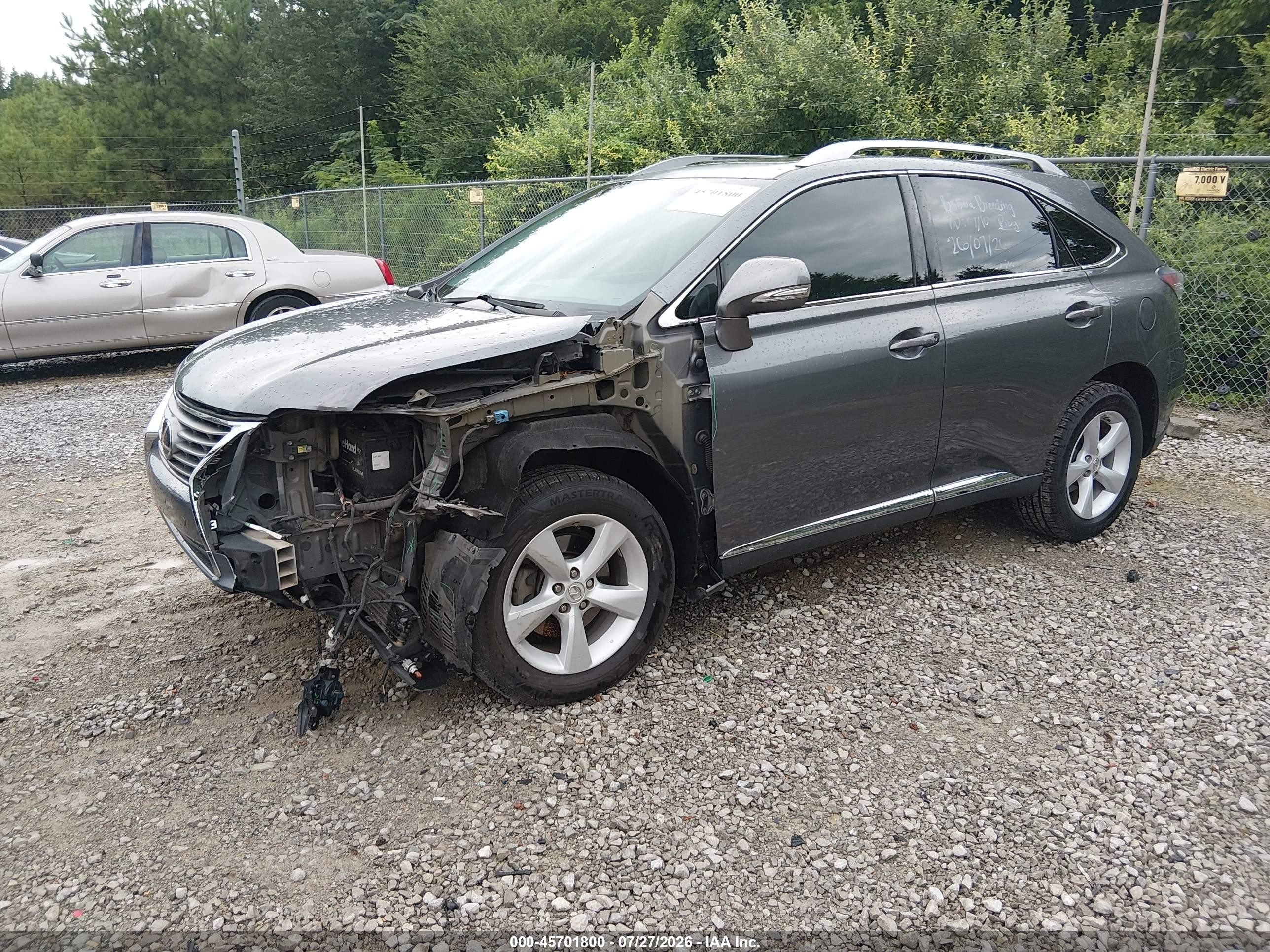 2013 Lexus Rx 350   Gray vin: 2T2BK1BAXDC155158
