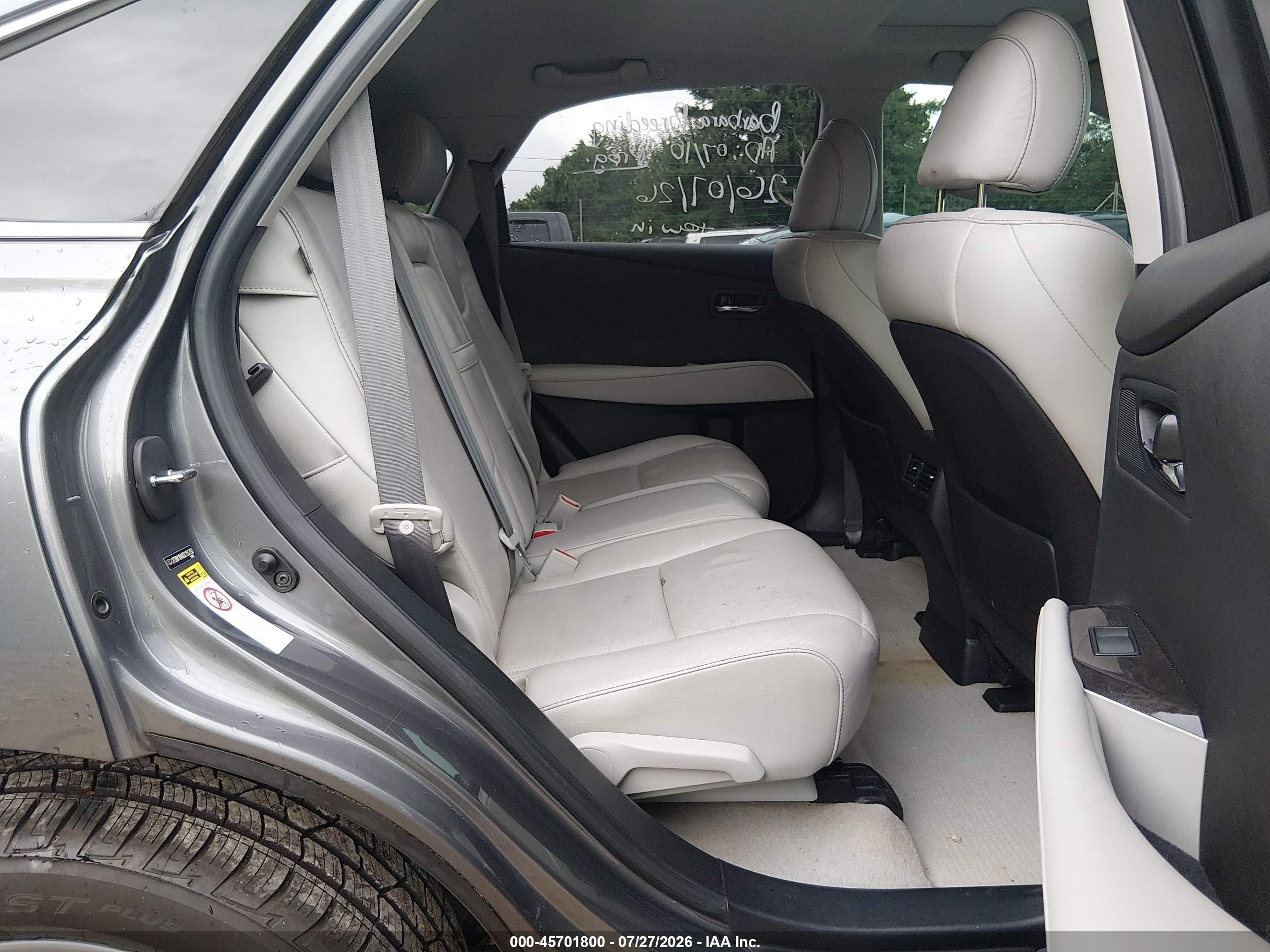 2013 Lexus Rx 350   Gray vin: 2T2BK1BAXDC155158