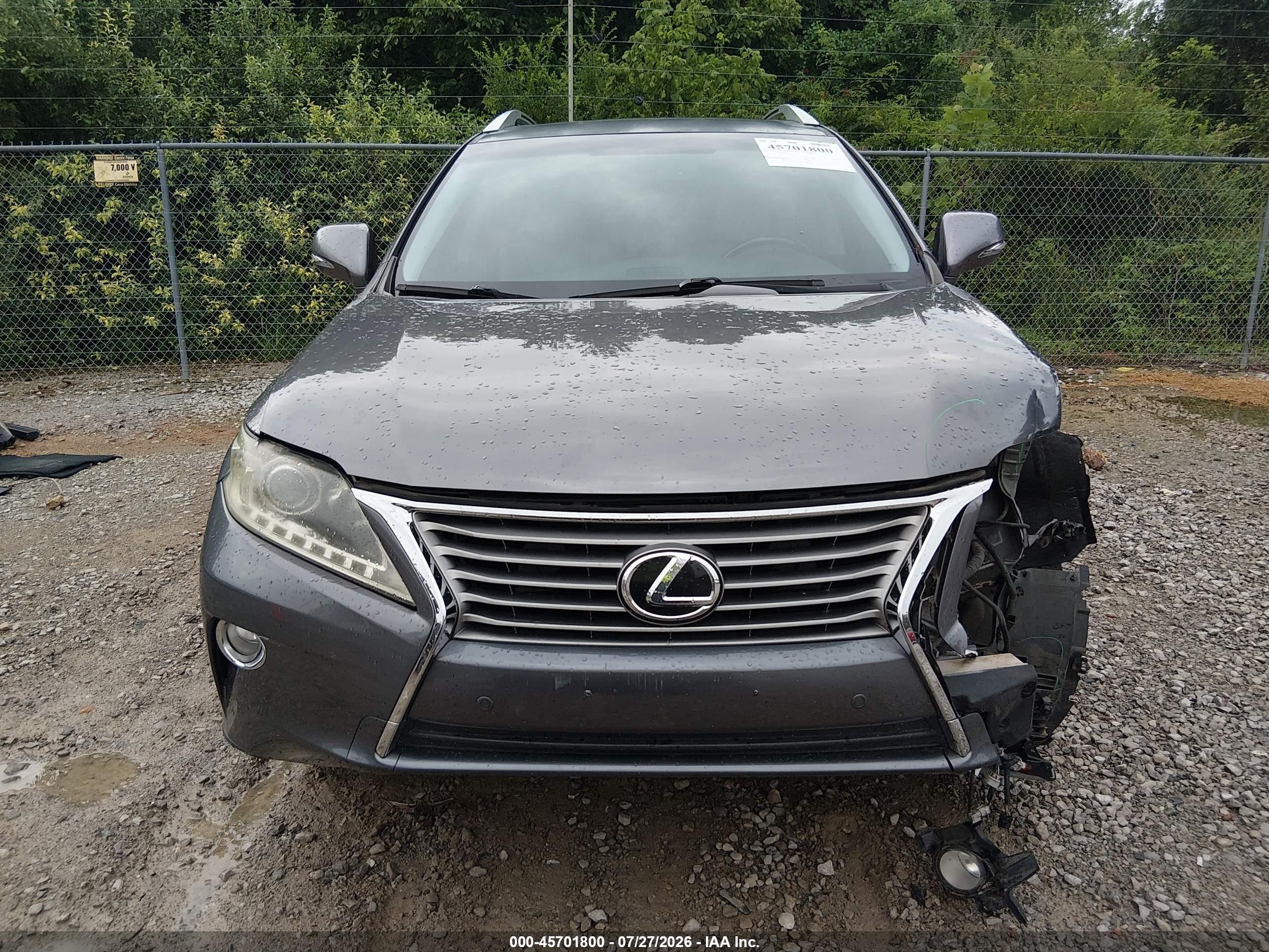 2013 Lexus Rx 350   Gray vin: 2T2BK1BAXDC155158