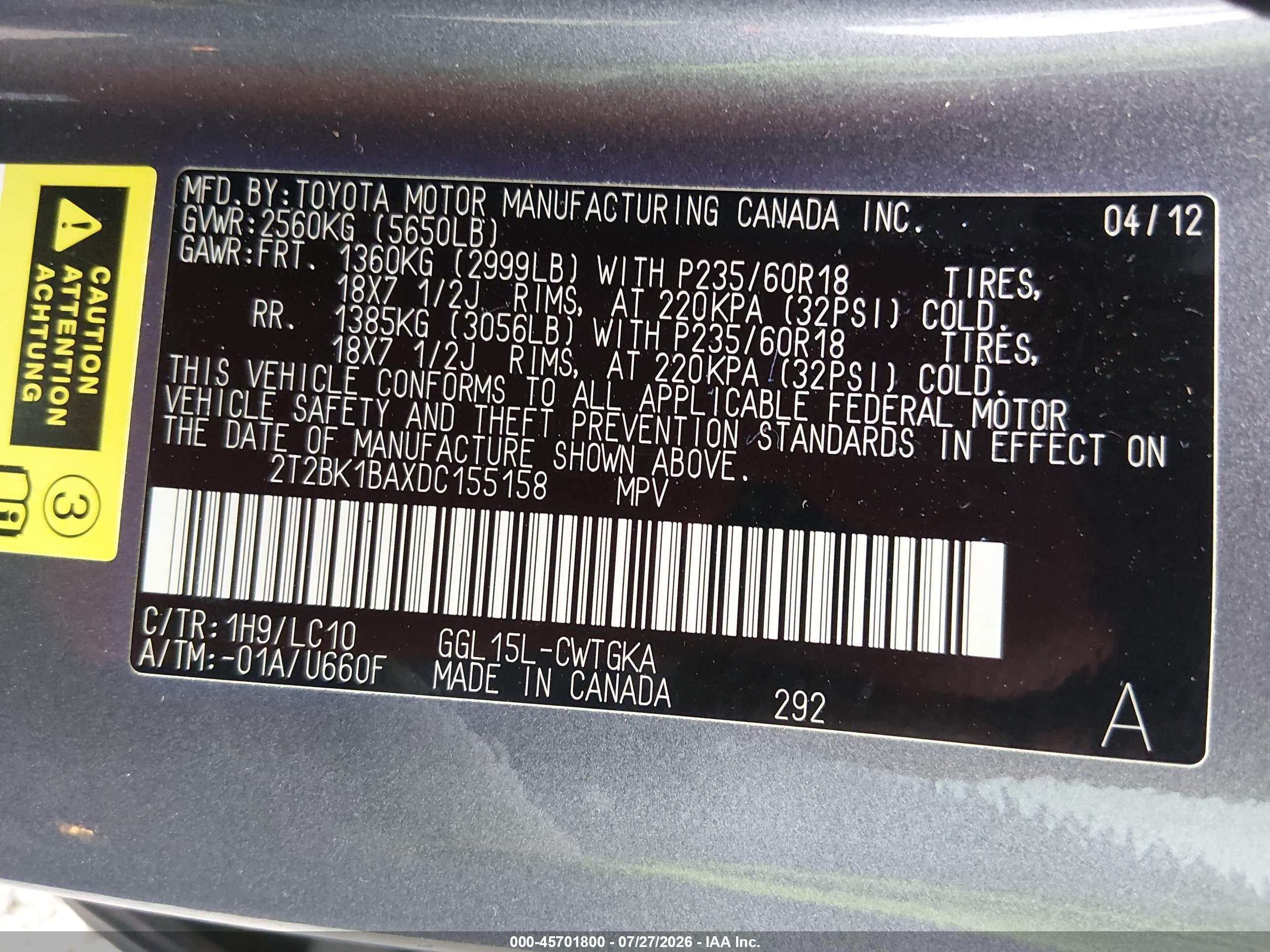 2013 Lexus Rx 350   Gray vin: 2T2BK1BAXDC155158