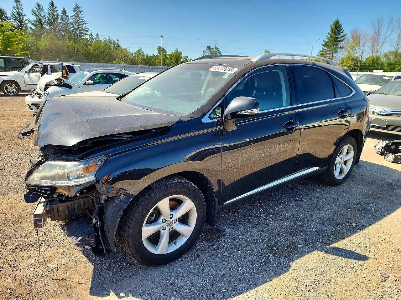 2013 Lexus Rx 350 Base Black vin: 2T2BK1BAXDC158853