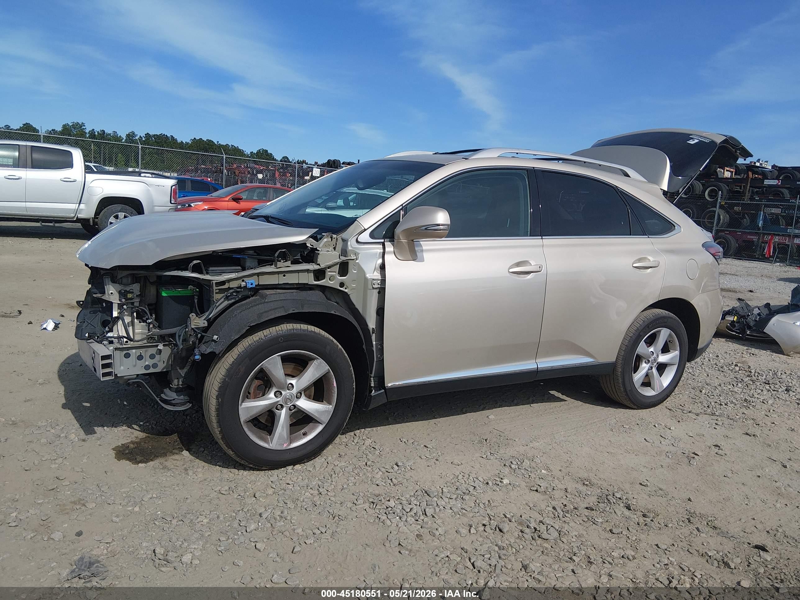 2013 Lexus Rx 350   Золотой vin: 2T2BK1BAXDC164944