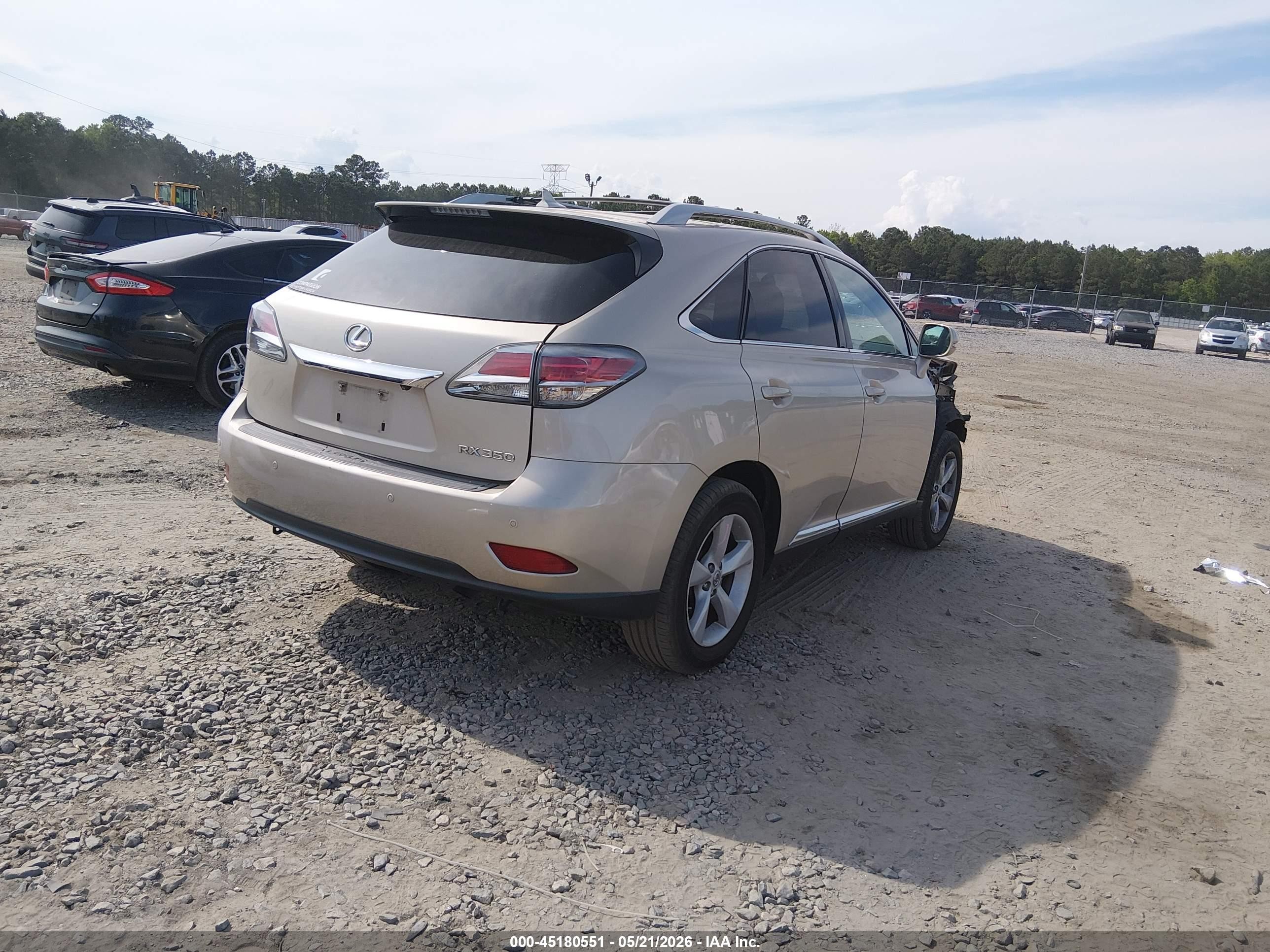 2013 Lexus Rx 350   Золотой vin: 2T2BK1BAXDC164944