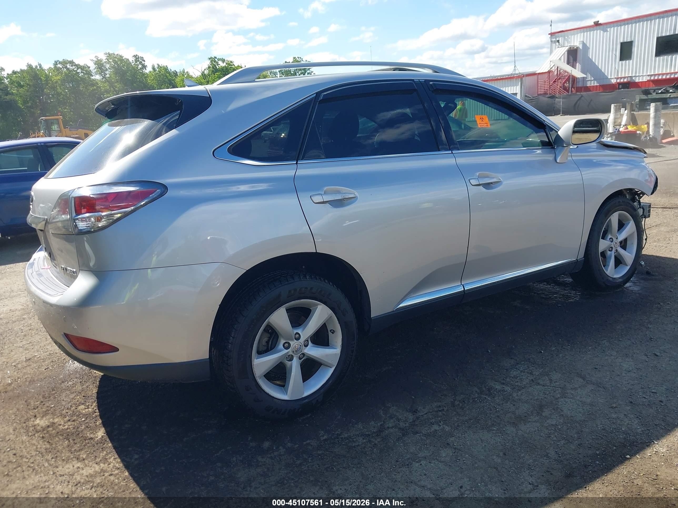 2013 Lexus Rx 350   Серебряный vin: 2T2BK1BAXDC166337