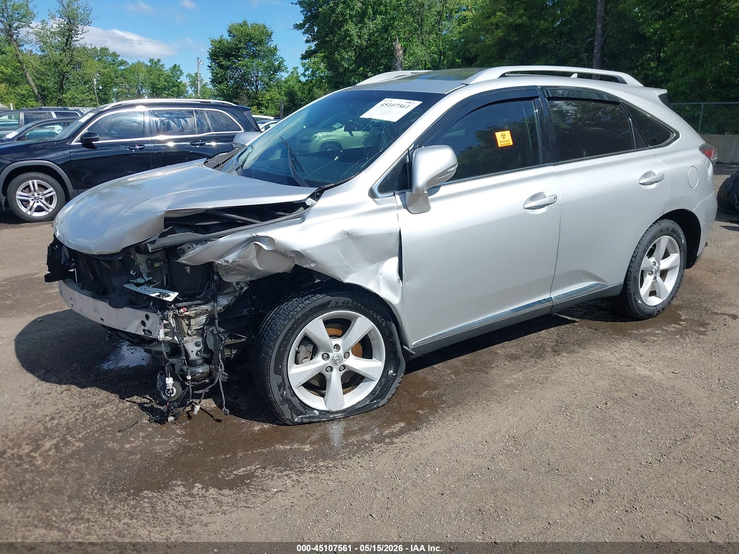 2013 Lexus Rx 350   Серебряный vin: 2T2BK1BAXDC166337