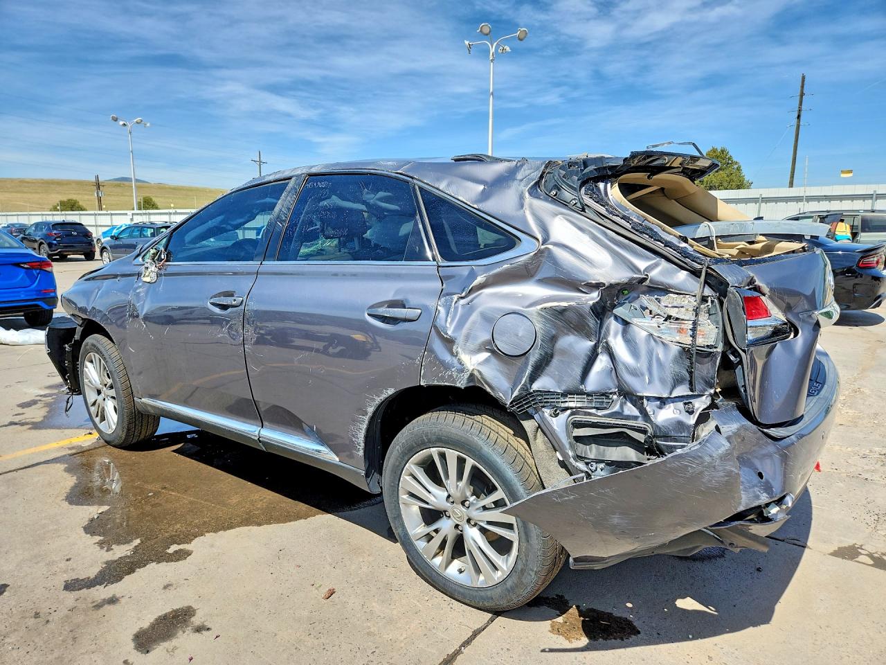 2013 Lexus Rx 350 Base Gray vin: 2T2BK1BAXDC173871