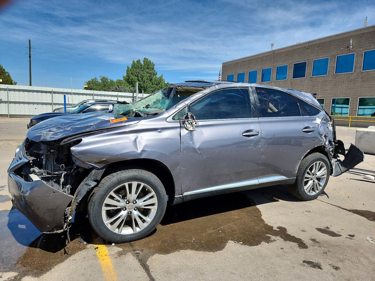 2013 Lexus Rx 350 Base Gray vin: 2T2BK1BAXDC173871