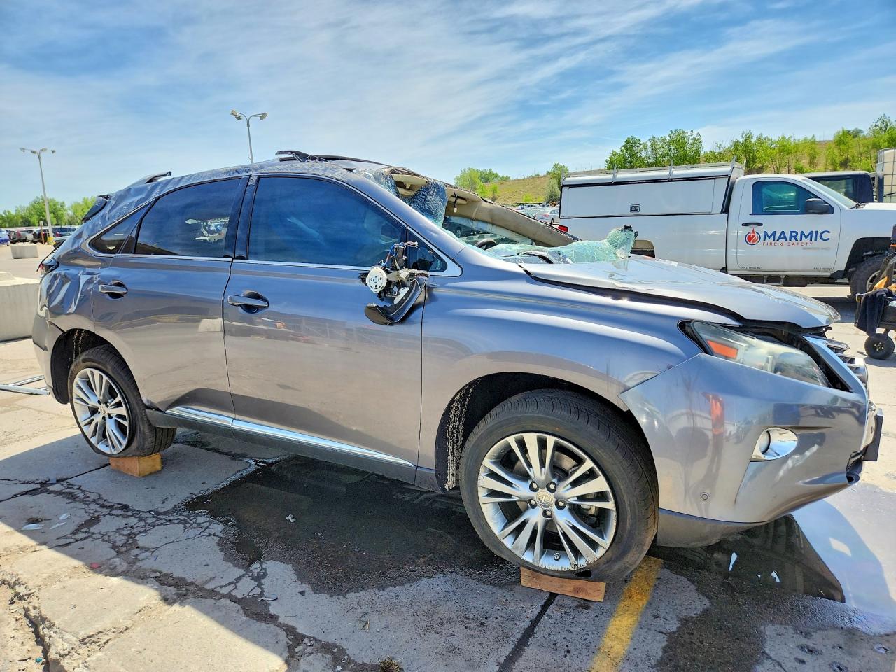2013 Lexus Rx 350 Base Gray vin: 2T2BK1BAXDC173871