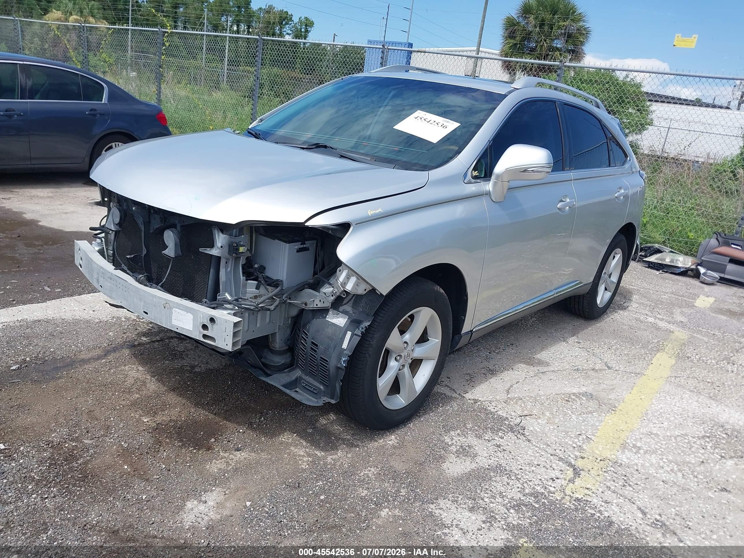 2013 Lexus Rx 350   Silver vin: 2T2BK1BAXDC176754