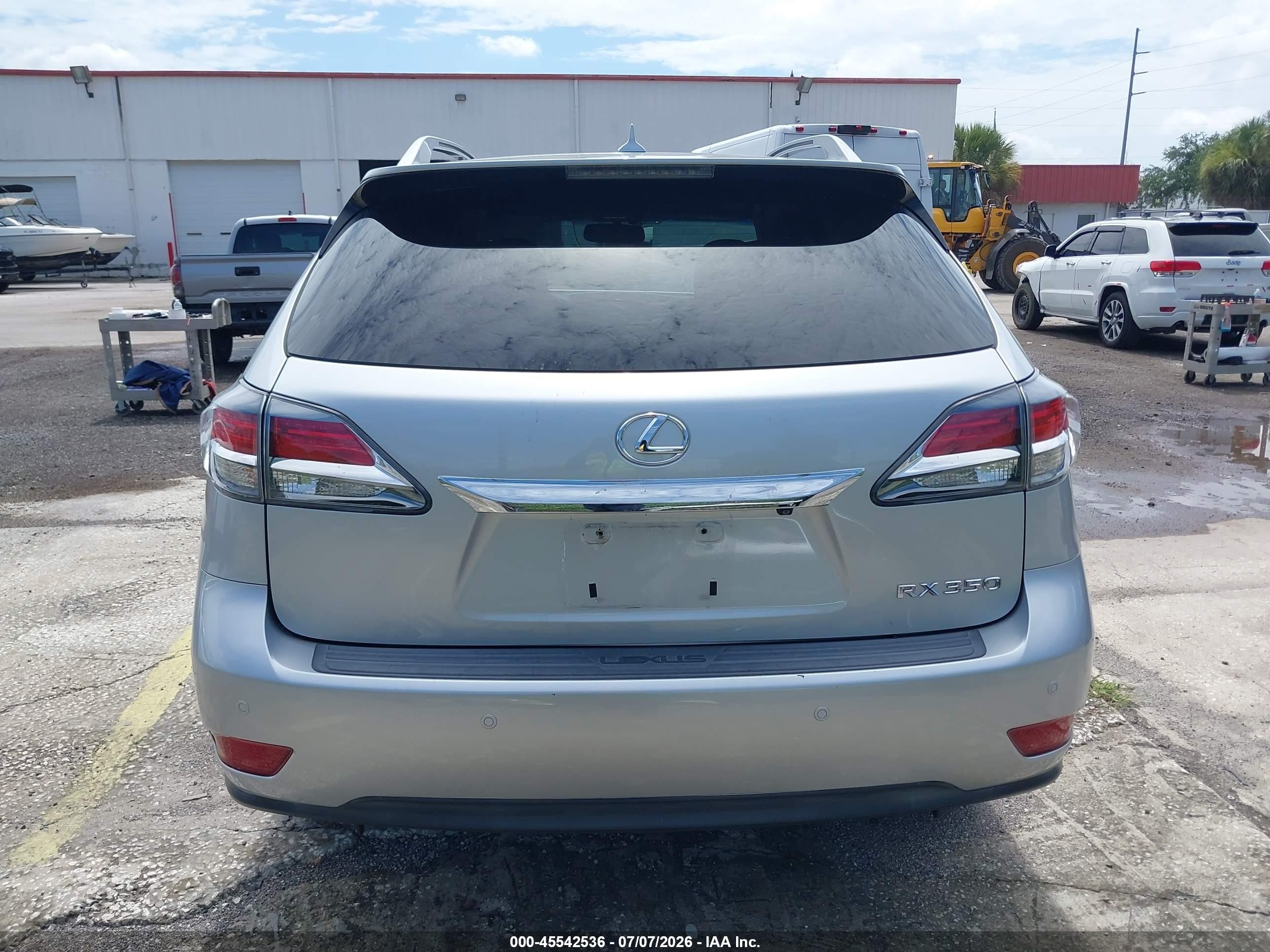 2013 Lexus Rx 350   Silver vin: 2T2BK1BAXDC176754