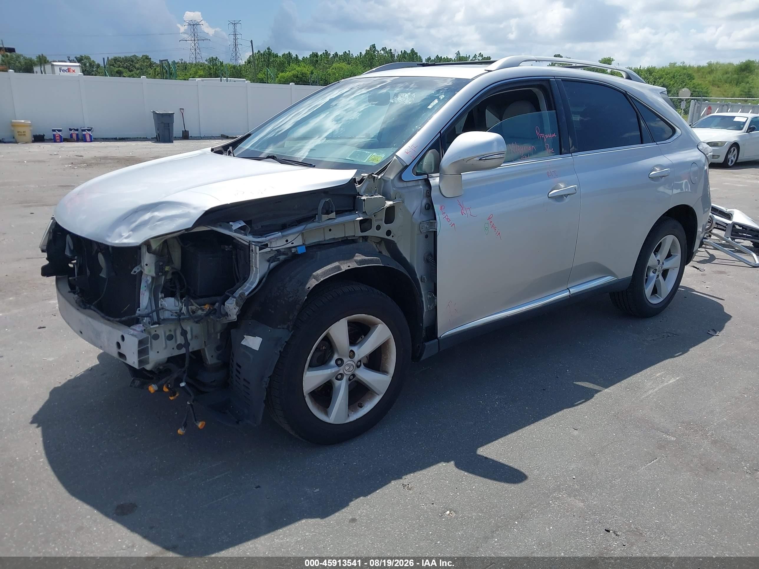 2013 Lexus Rx 350   Silver vin: 2T2BK1BAXDC188290