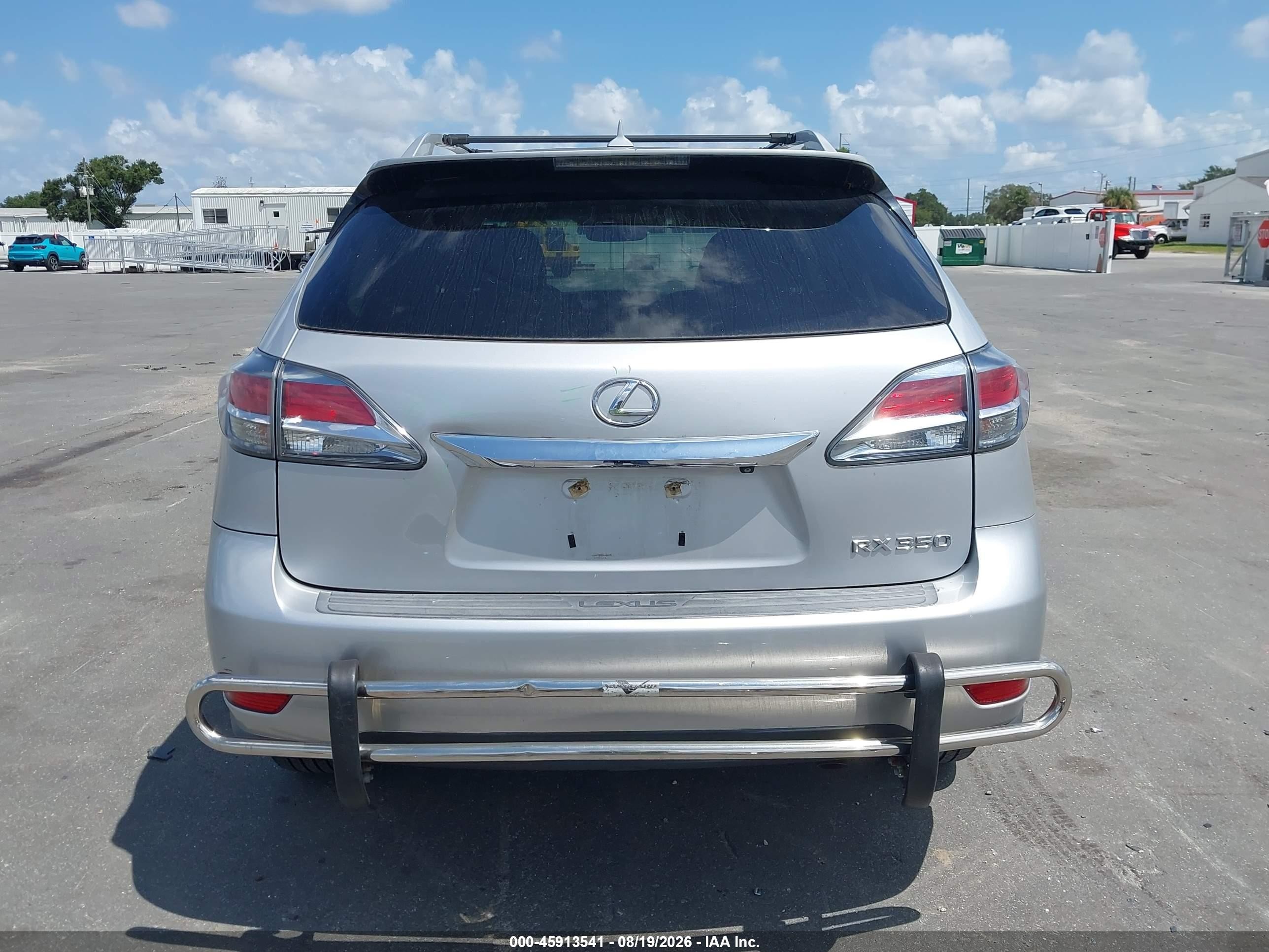 2013 Lexus Rx 350   Silver vin: 2T2BK1BAXDC188290