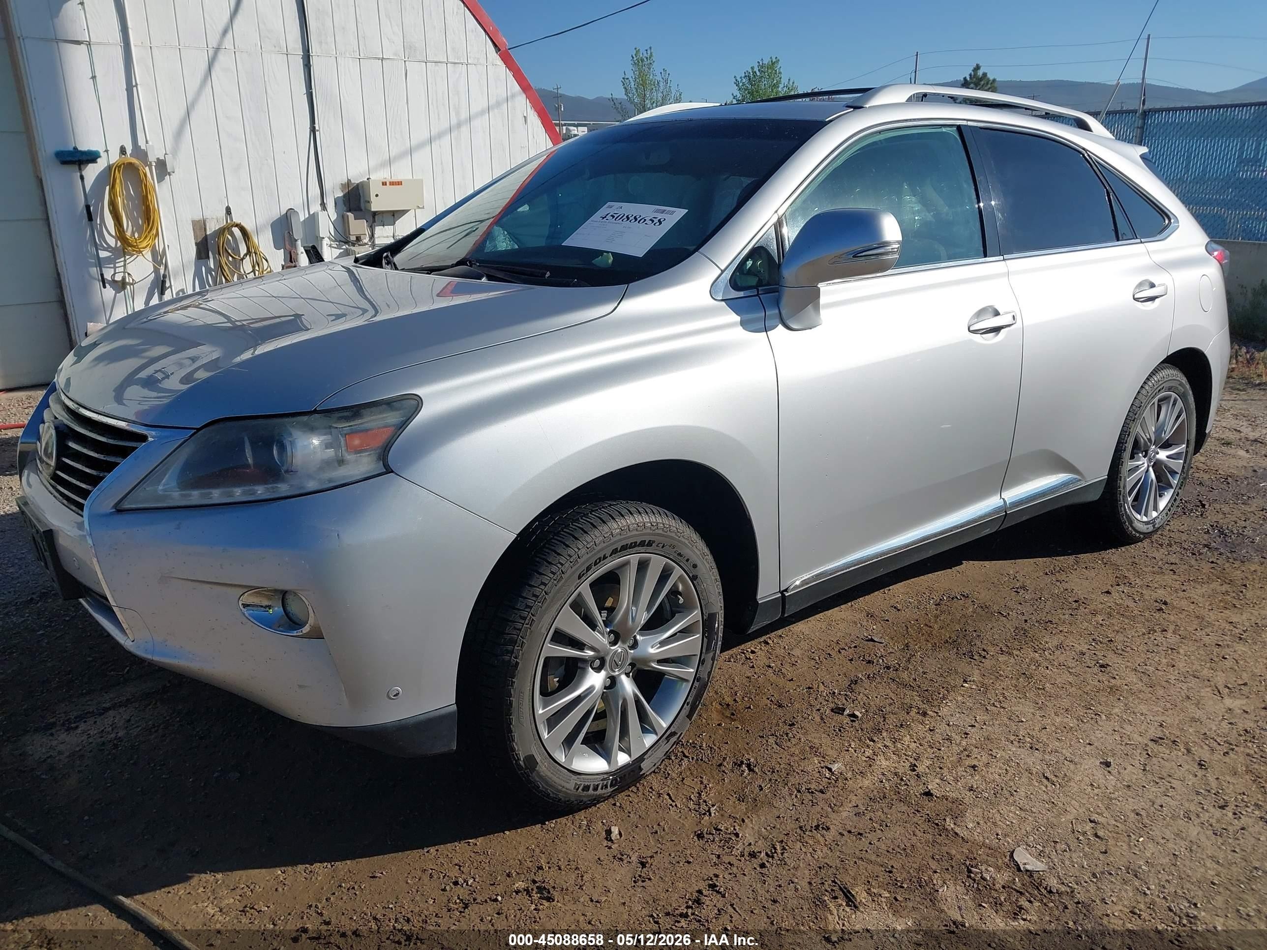 2013 Lexus Rx 350   Серебряный vin: 2T2BK1BAXDC202950