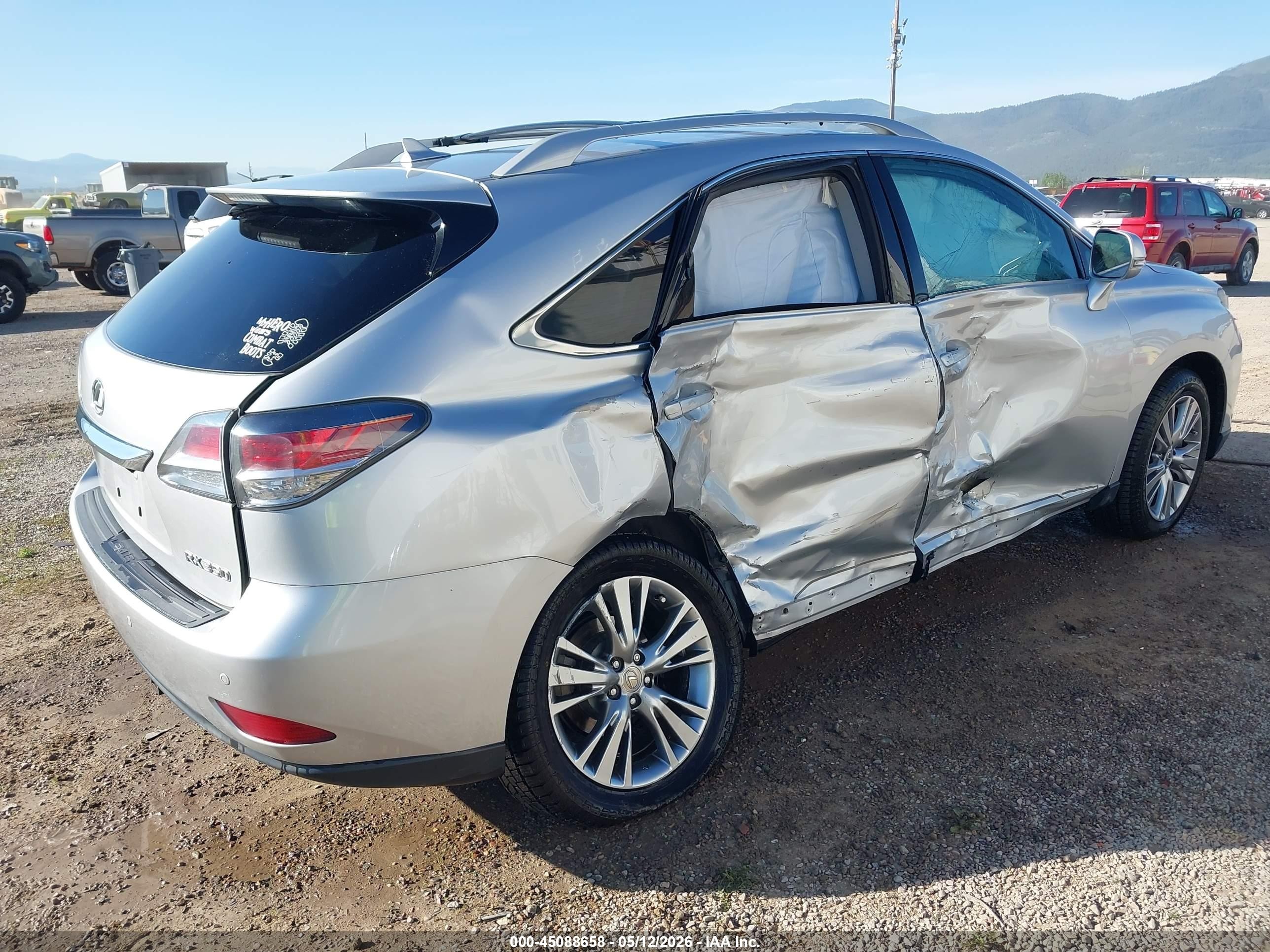 2013 Lexus Rx 350   Серебряный vin: 2T2BK1BAXDC202950