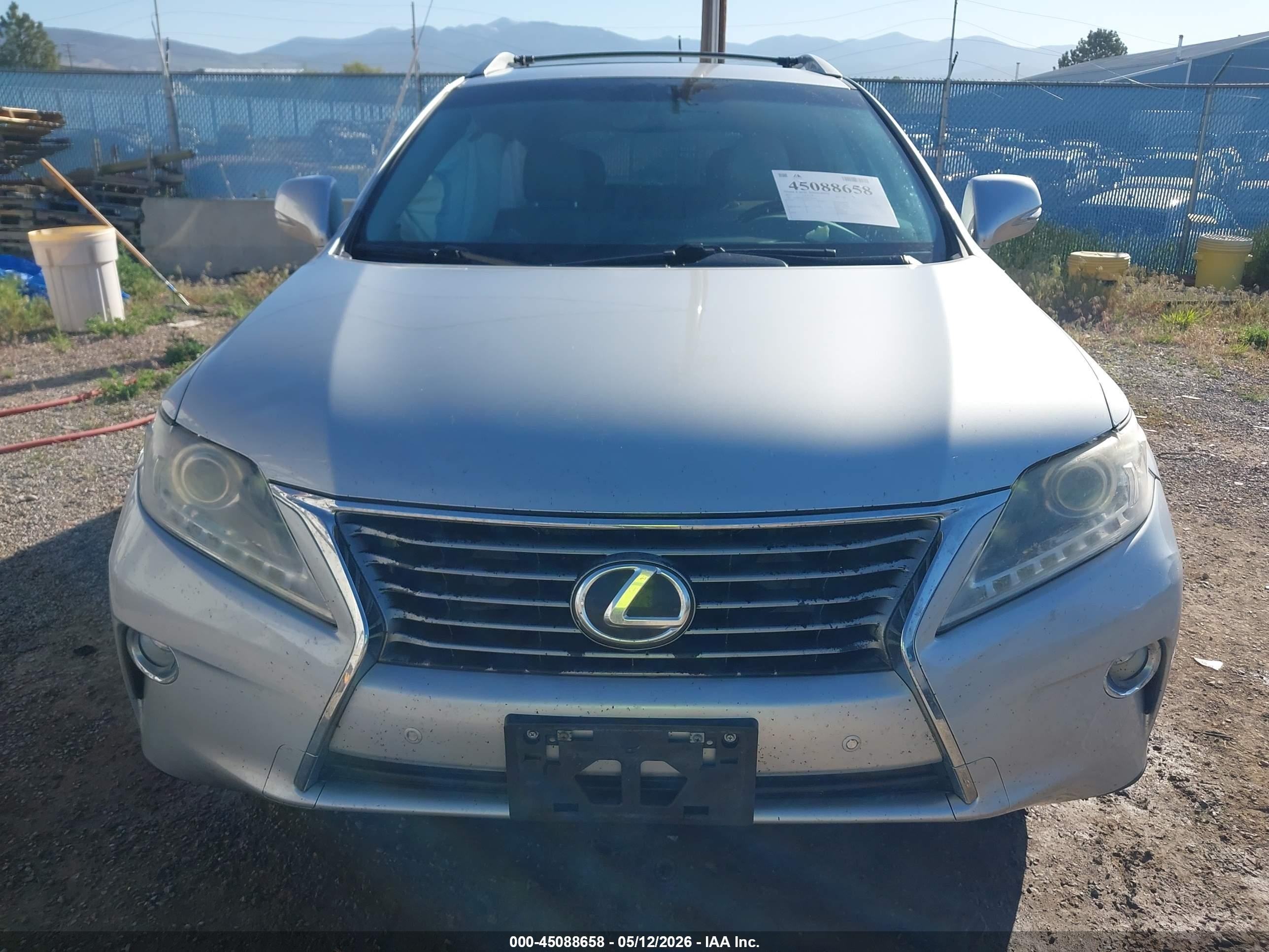 2013 Lexus Rx 350   Серебряный vin: 2T2BK1BAXDC202950