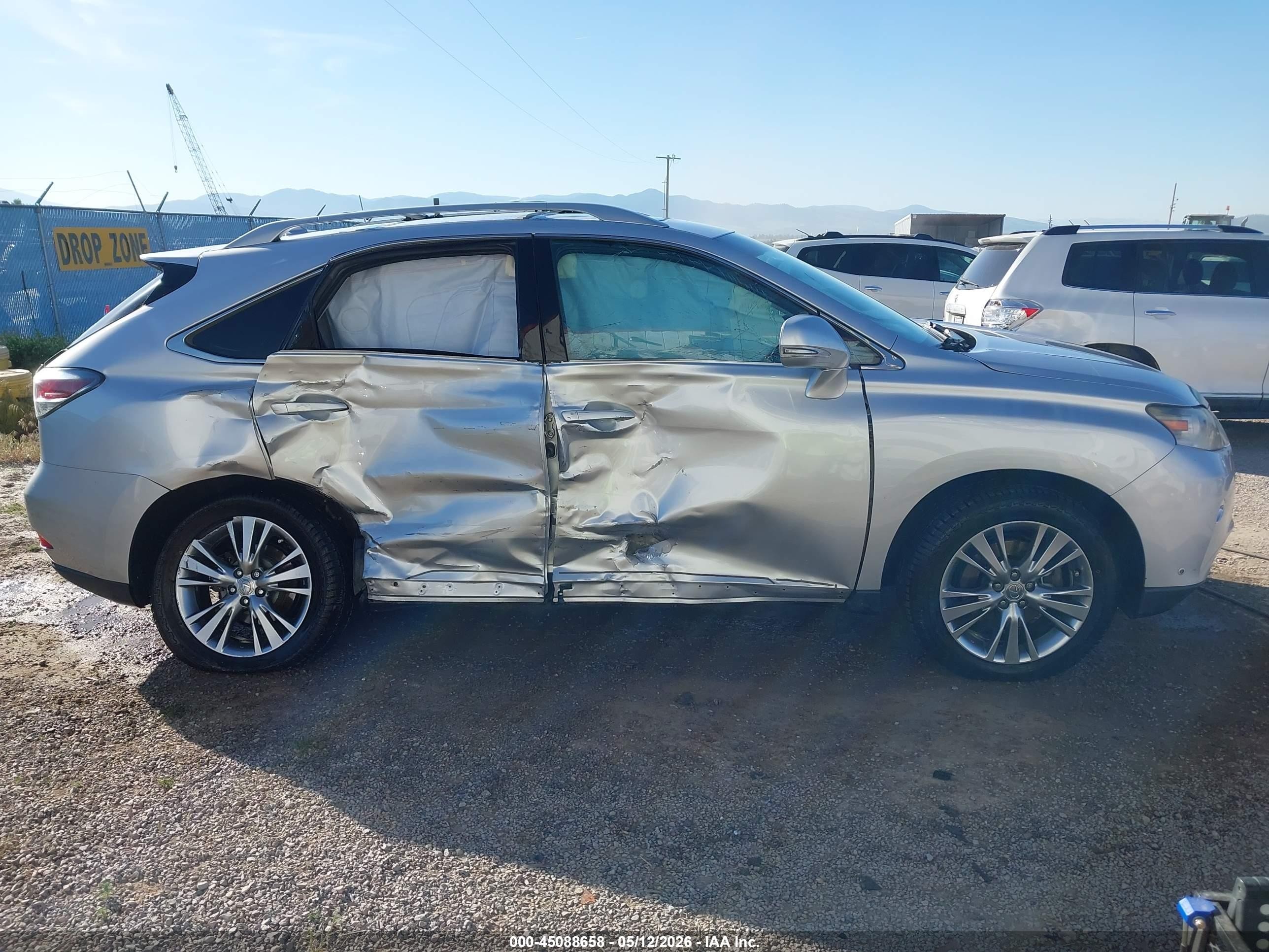 2013 Lexus Rx 350   Серебряный vin: 2T2BK1BAXDC202950