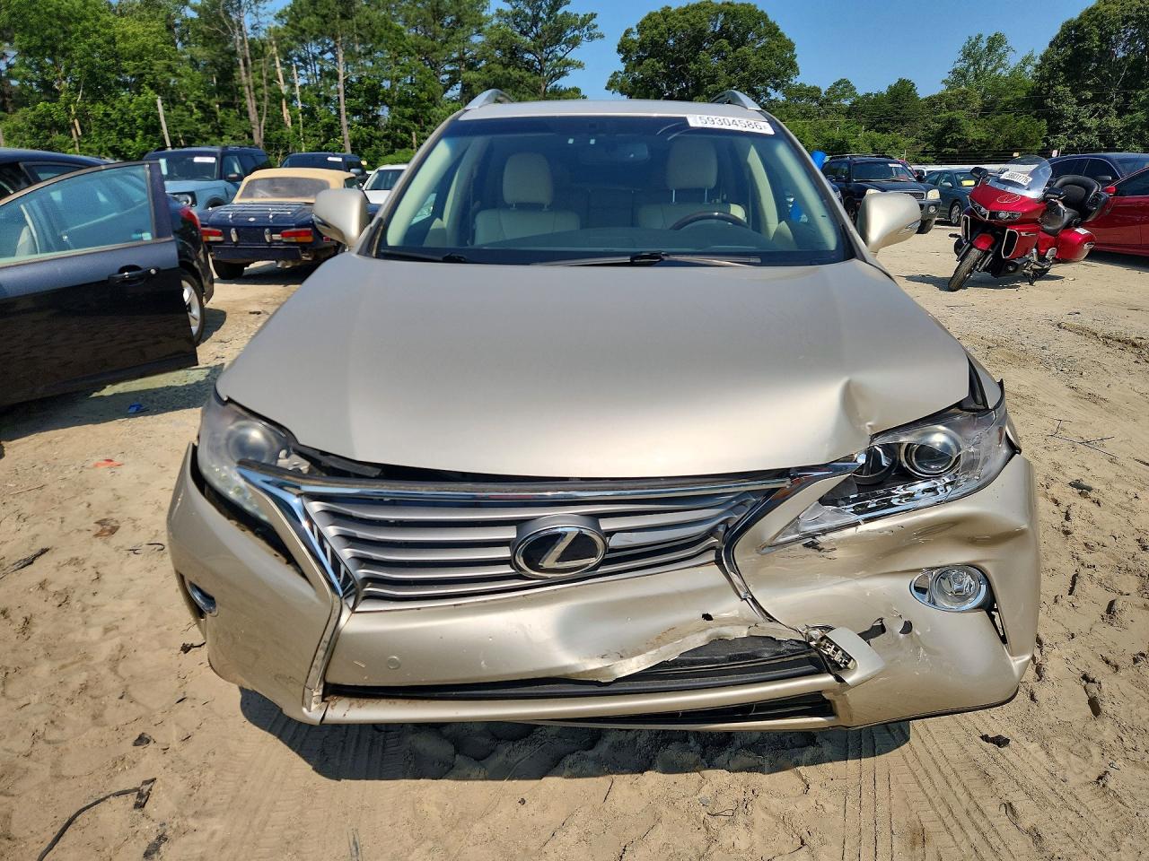 2013 Lexus Rx 350 Base Gold vin: 2T2BK1BAXDC204164