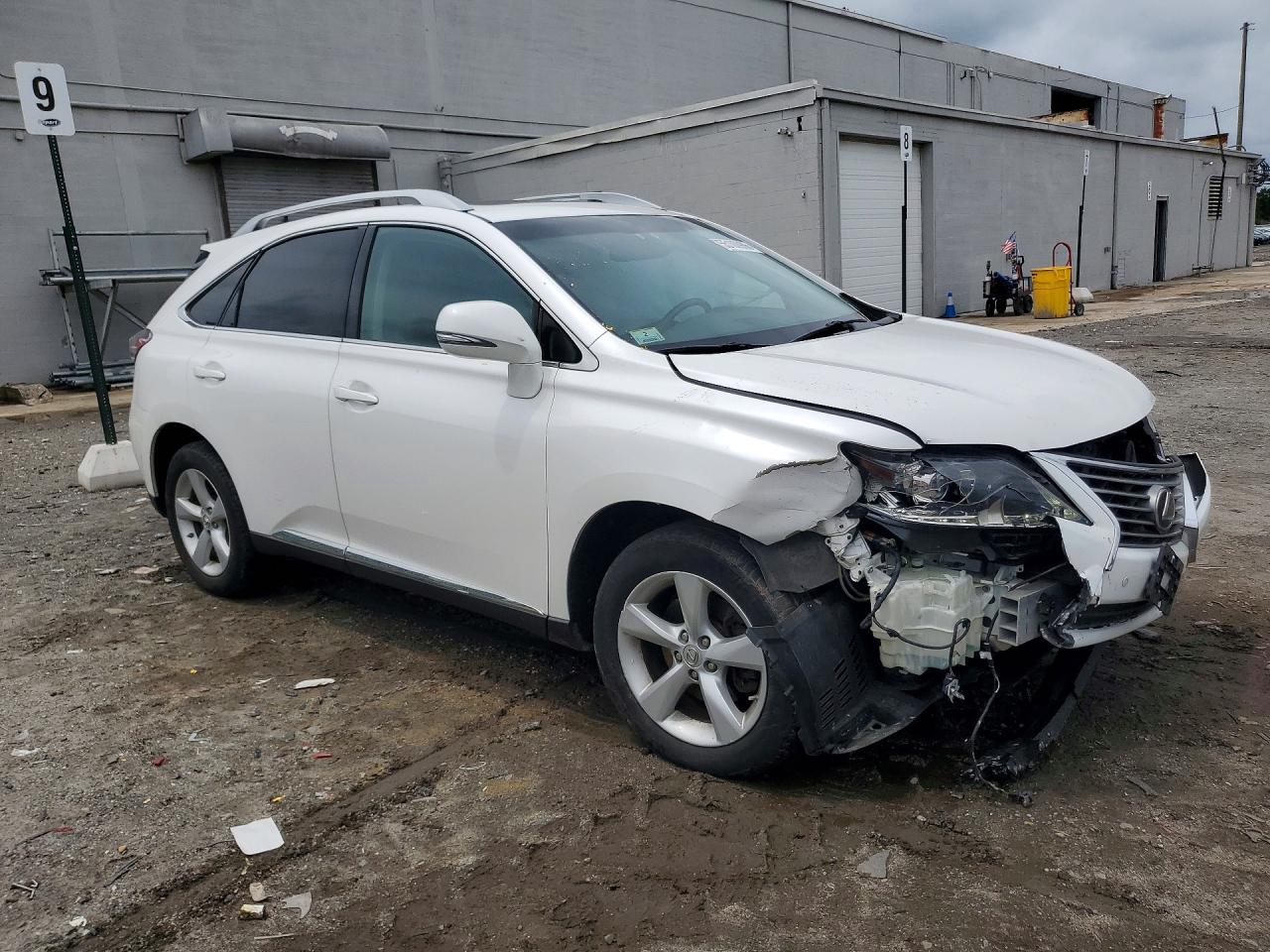 2013 Lexus Rx 350 Base White vin: 2T2BK1BAXDC204312