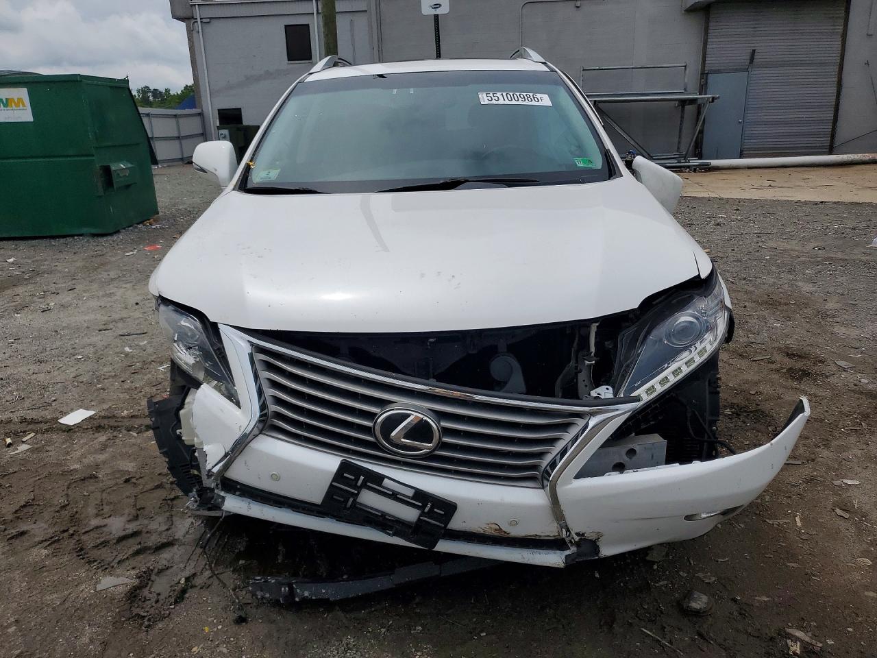 2013 Lexus Rx 350 Base White vin: 2T2BK1BAXDC204312