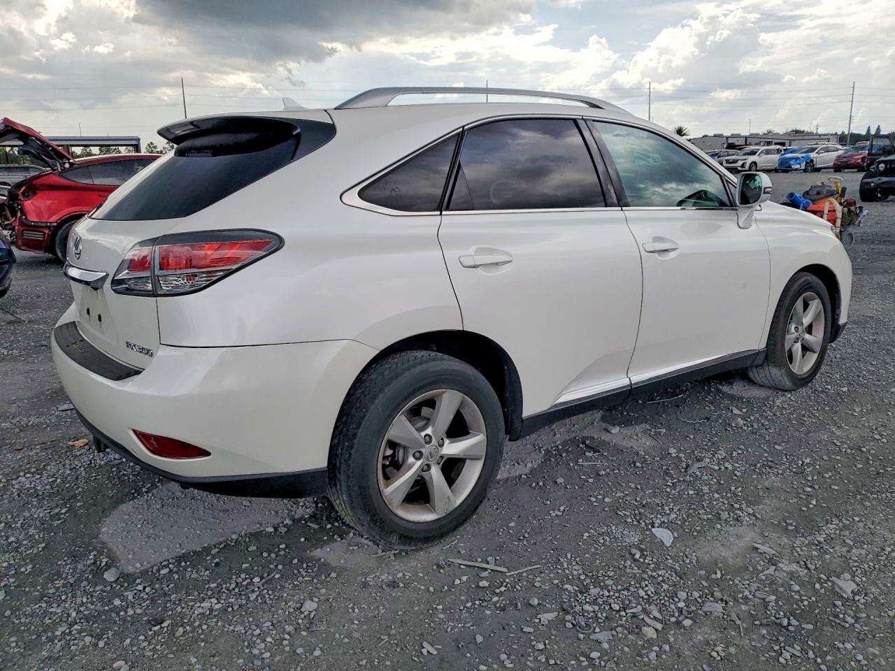 2013 Lexus Rx 350 Base White vin: 2T2BK1BAXDC210899